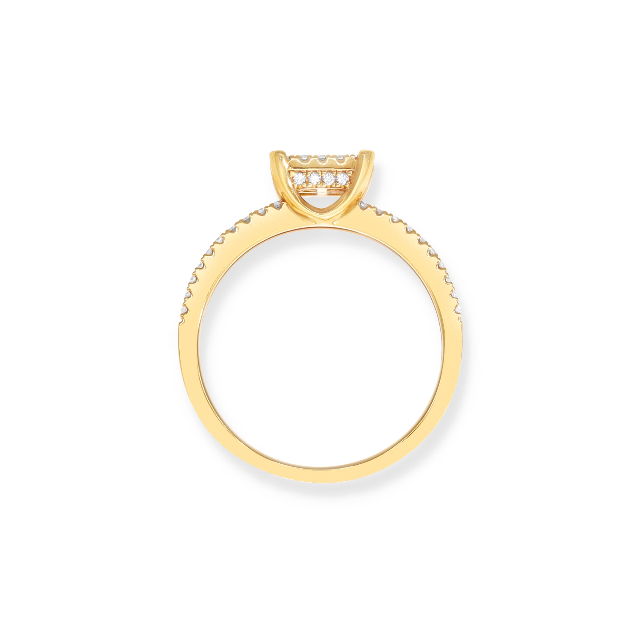 WHITE DIAMOND CLUSTER RING - Image 3