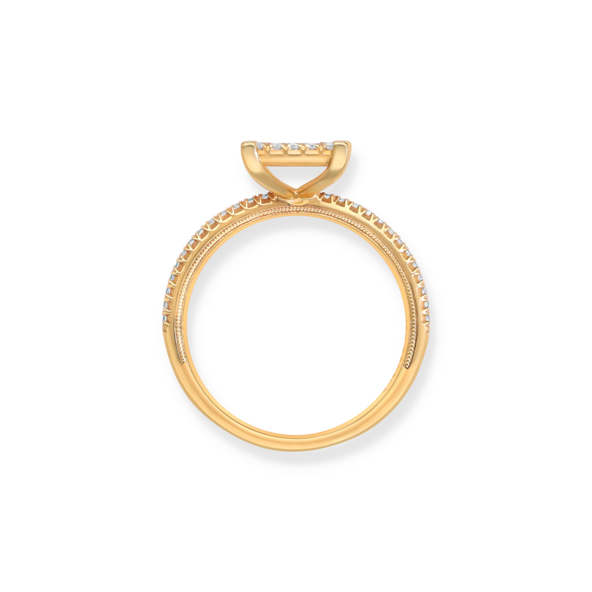 WHITE DIAMOND CLUSTER RING - Image 3