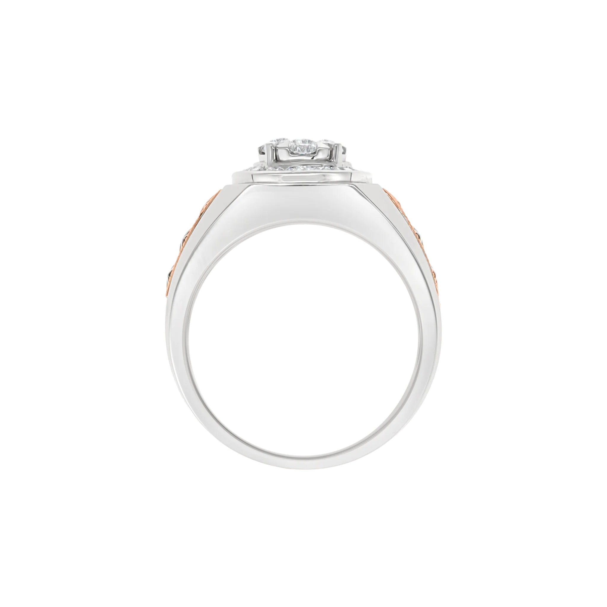 WHITE DIAMOND CLUSTER RING - Image 3