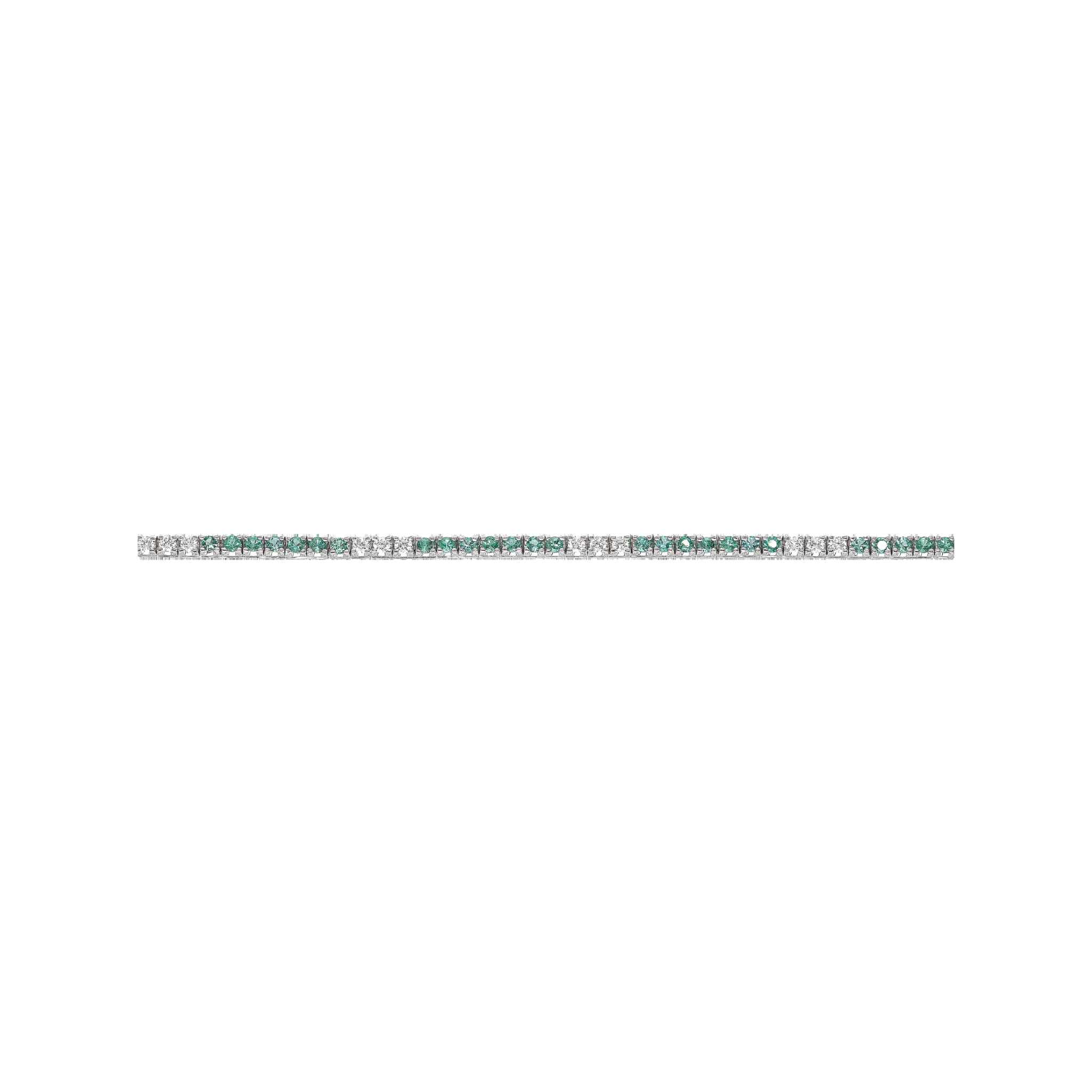 WHITE GOLD TENNIS BRACELET - Image 3