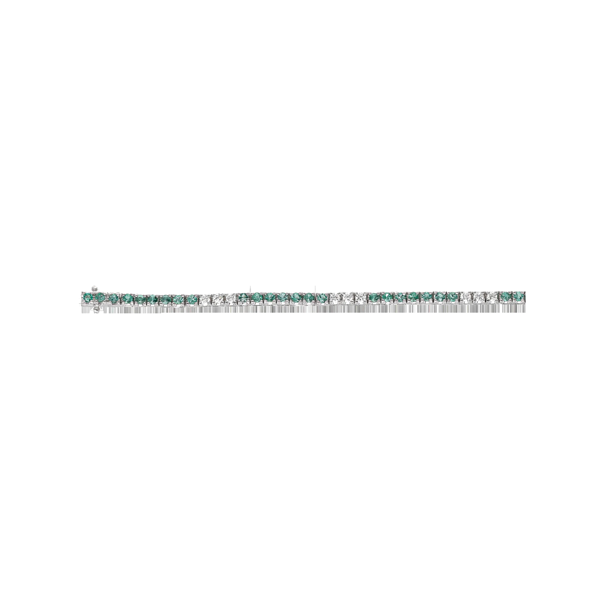 WHITE GOLD TENNIS BRACELET - Image 4