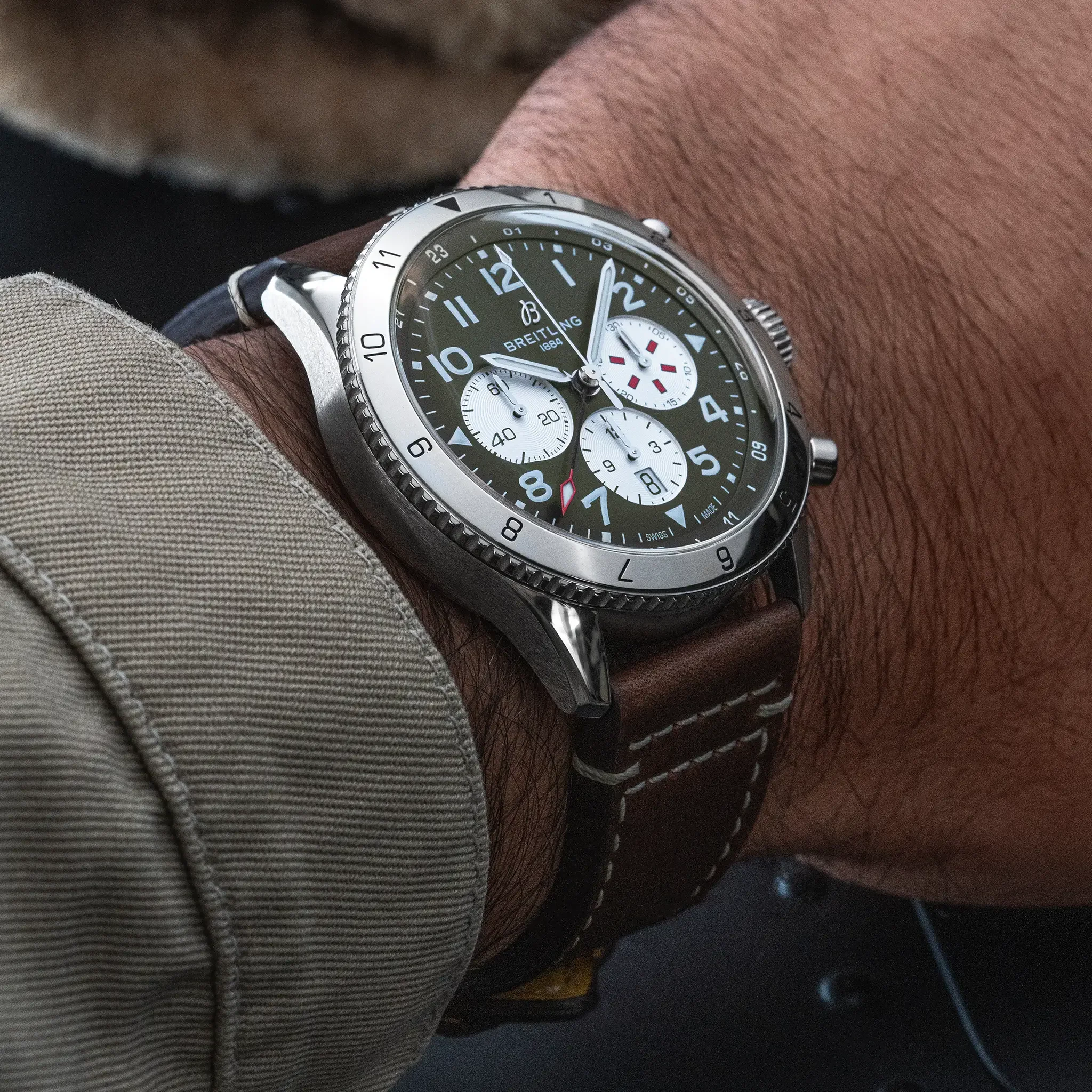CLASSIC AVI SUPER AVI B04 CHRONOGRAPH GMT 46 CURTIS WARHAWK - Image 5