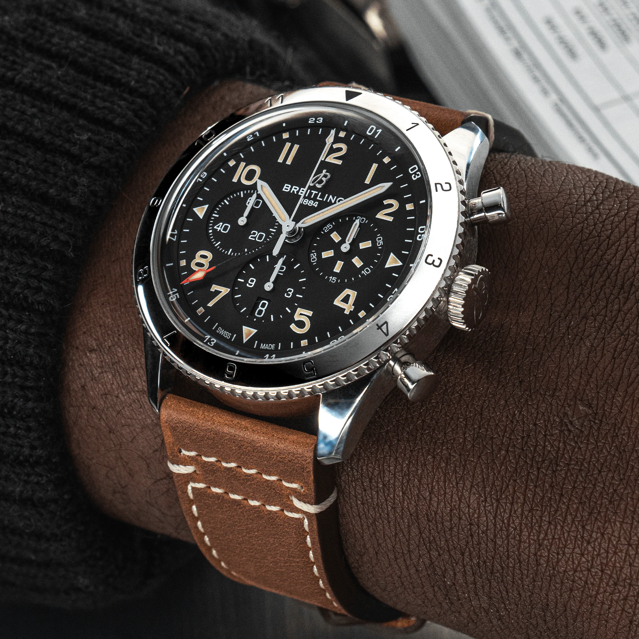 CLASSIC AVI SUPER AVI B04 CHRONOGRAPH GMT 46 P-51 MUSTANG - Image 5