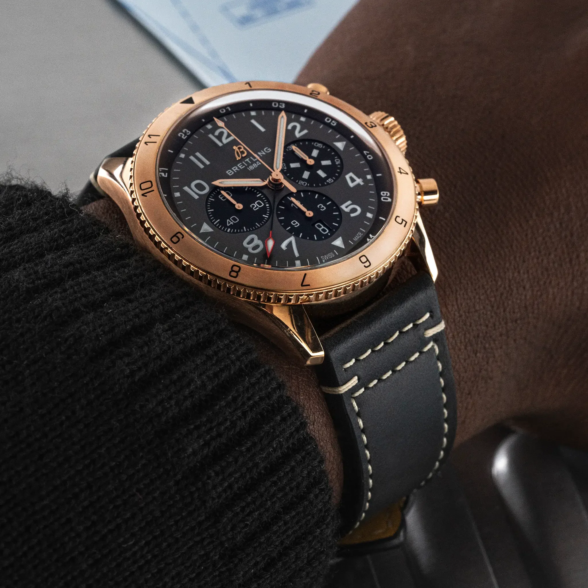 SUPER AVI B04 CHRONOGRAPH GMT 46 P-51 MUSTANG - Image 5