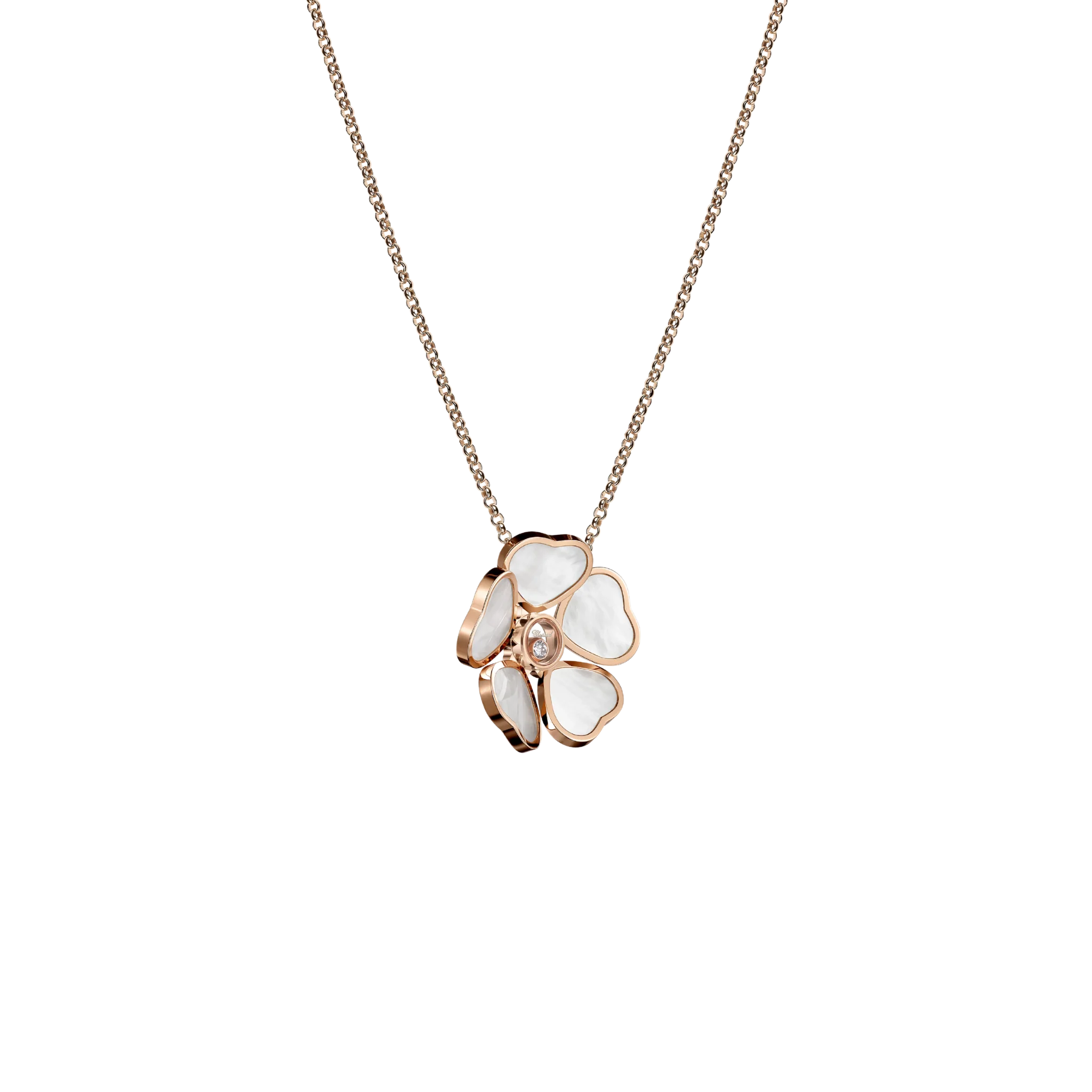 HAPPY HEARTS  FLOWERS CHAIN & PENDANT - Image 2