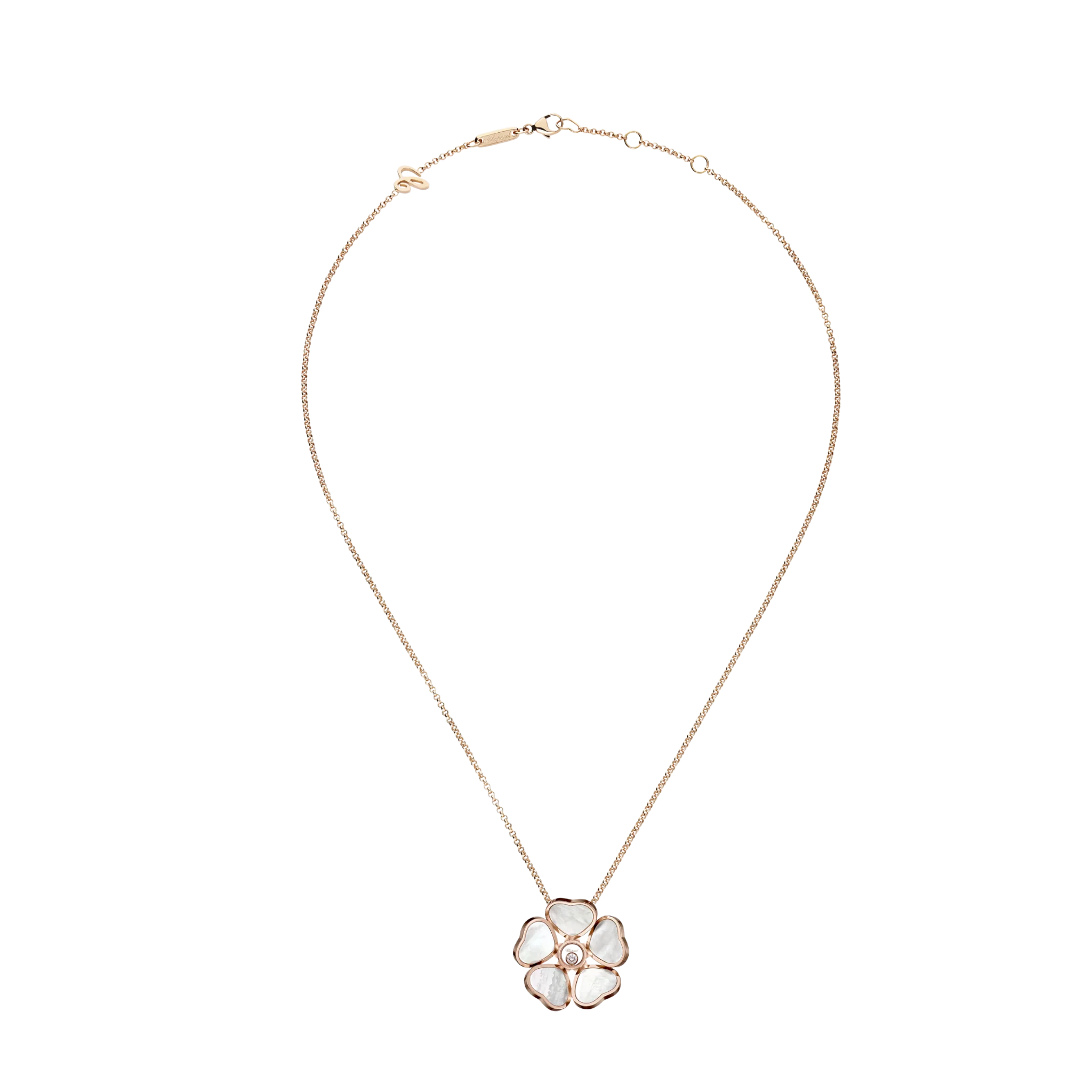 HAPPY HEARTS  FLOWERS CHAIN & PENDANT - Image 3