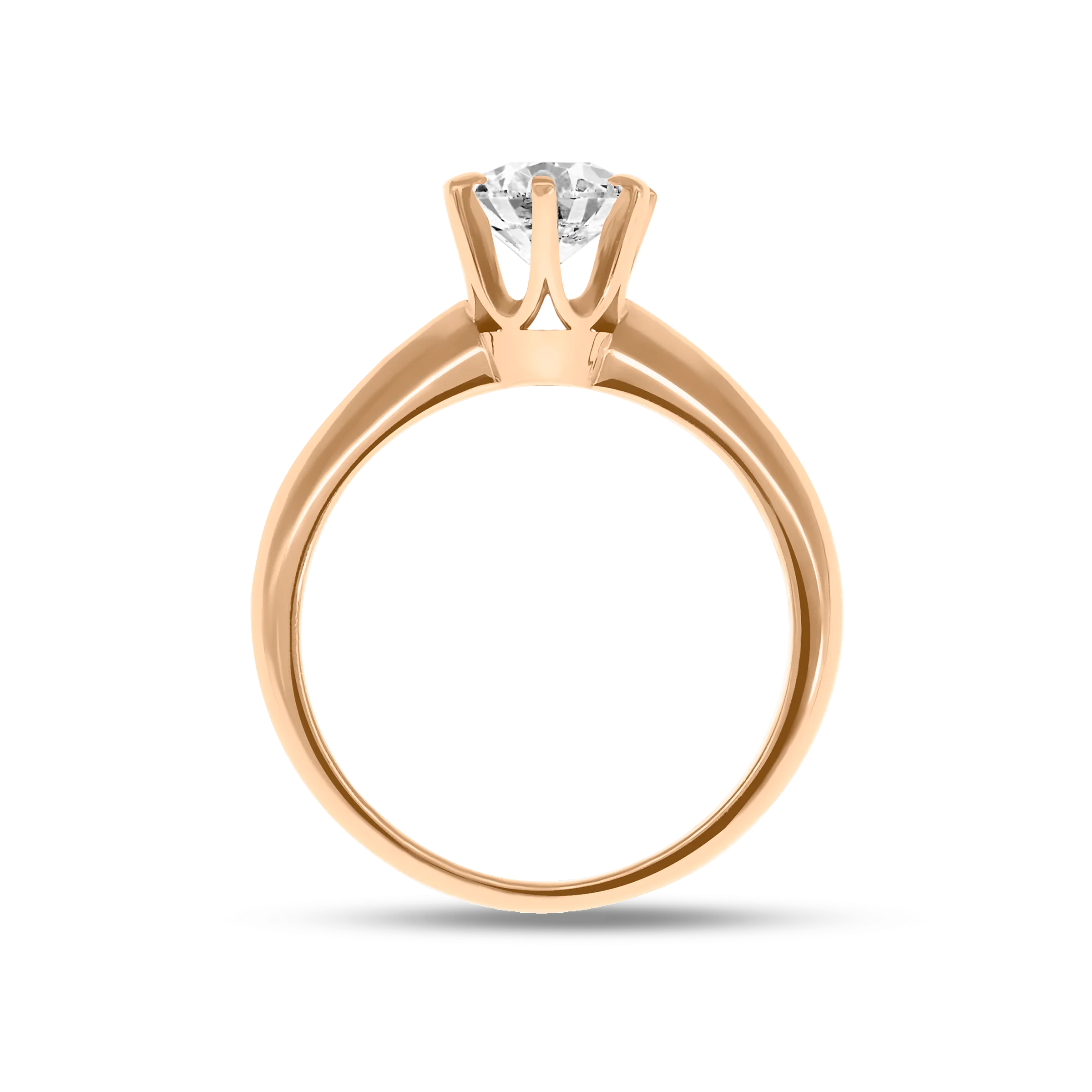 WHITE DIAMOND SOLITAIRE RING - Image 3