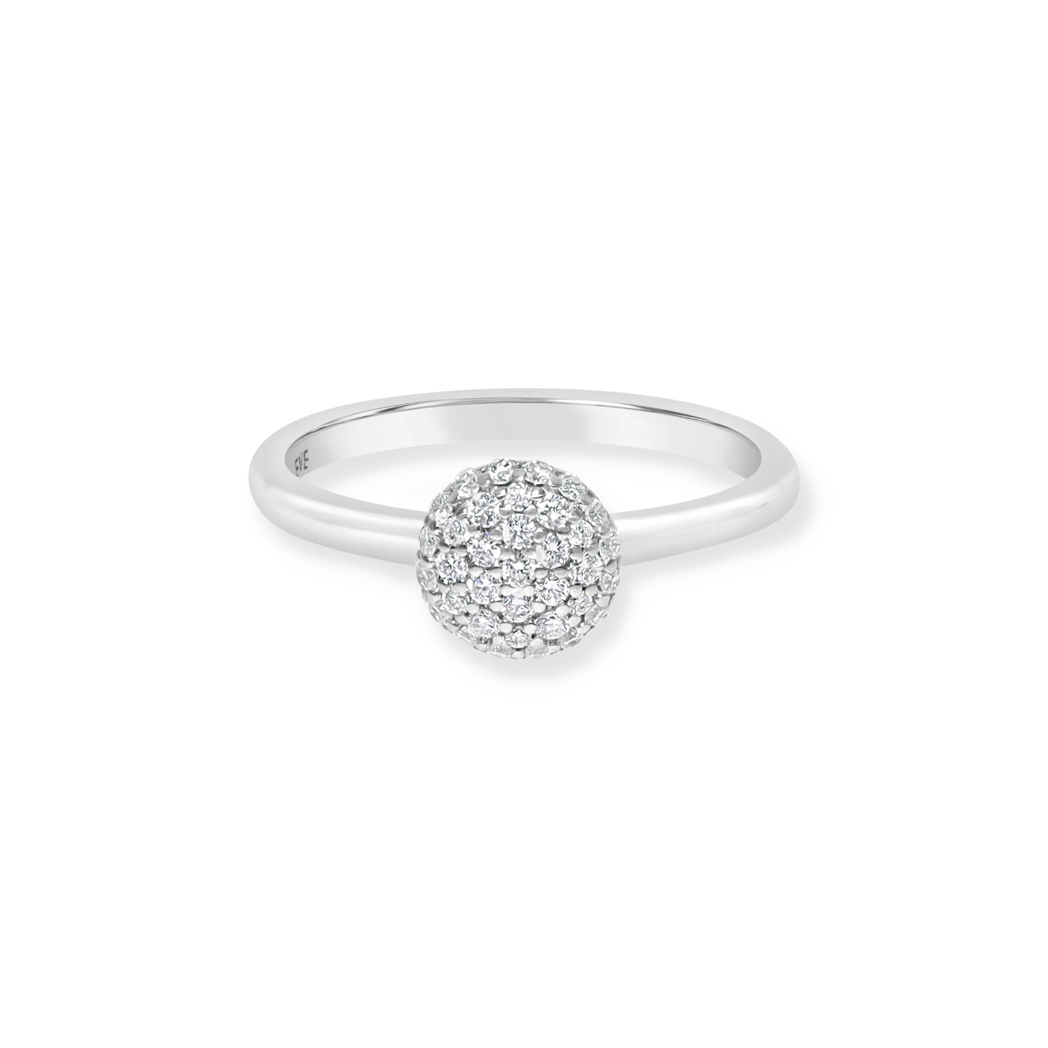 WHITE DIAMOND CLUSTER RING - Image 2