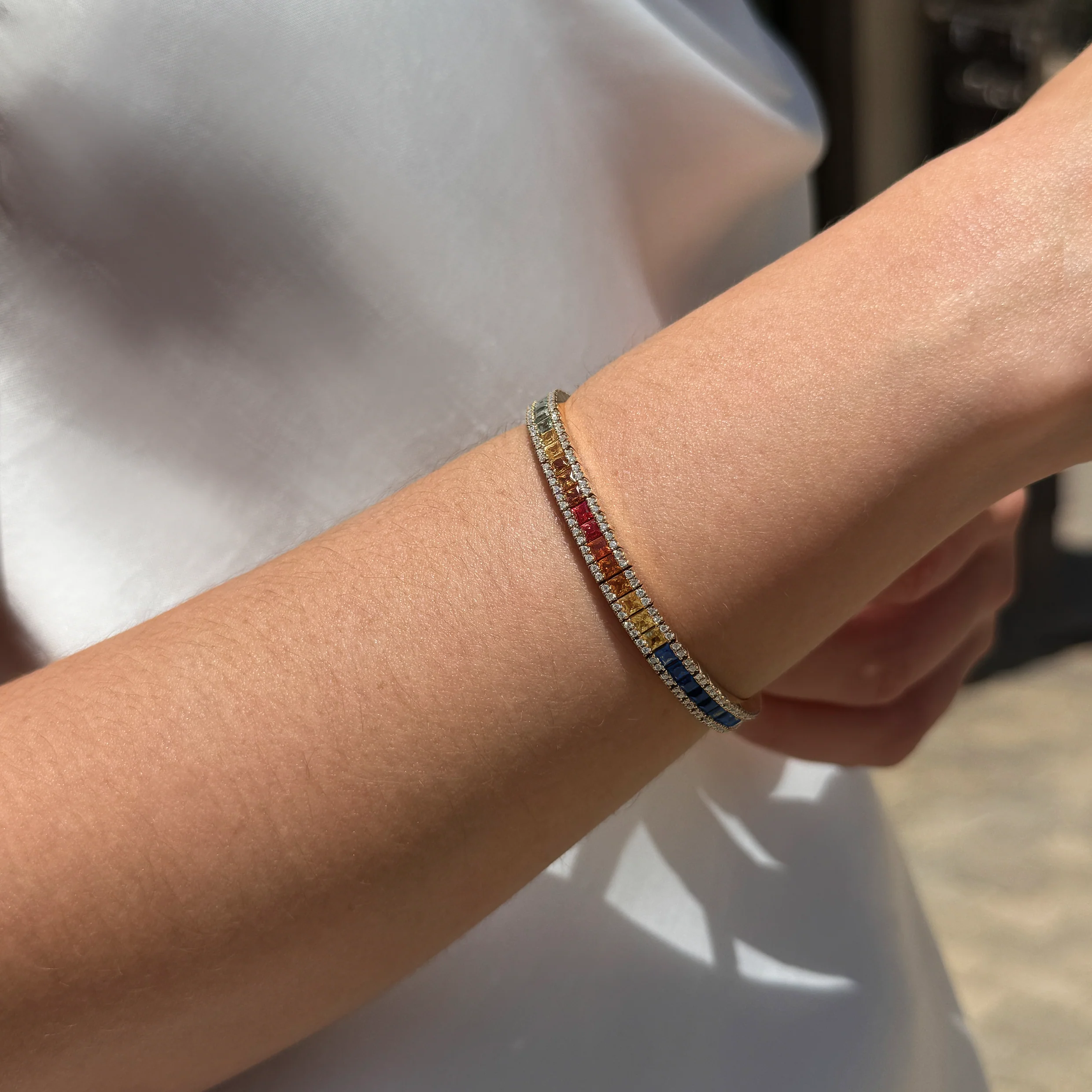 RAINBOW TENNIS BRACELET - Image 4