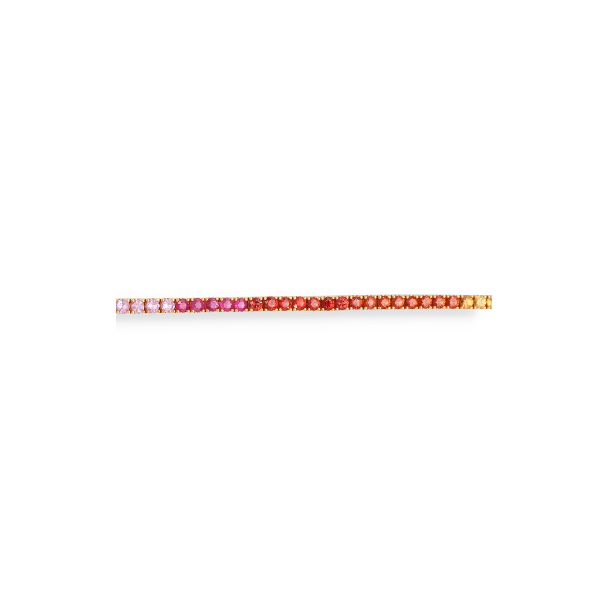 DIAMOND RAINBOW TENNIS BRACELET - Image 2