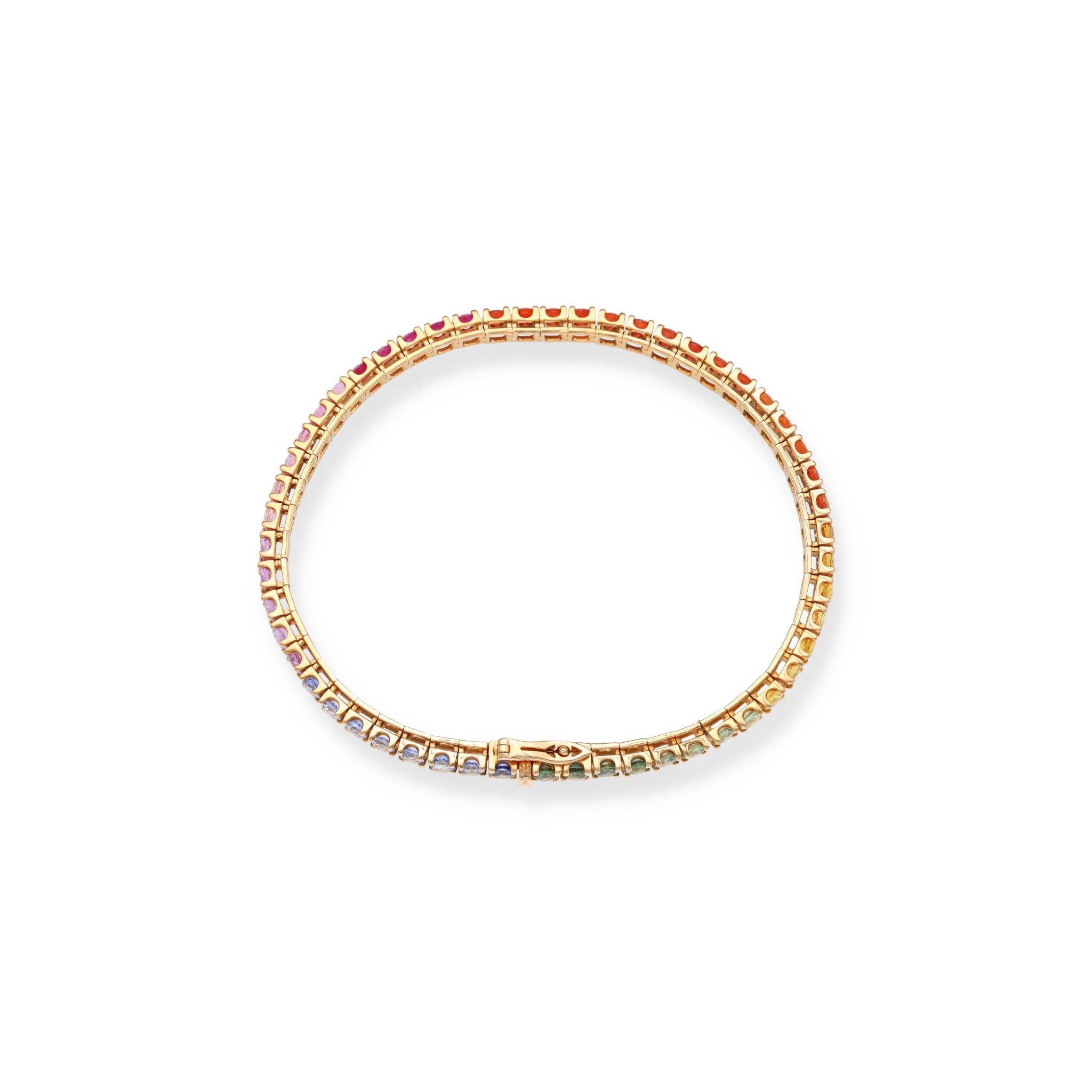 DIAMOND RAINBOW TENNIS BRACELET - Image 3
