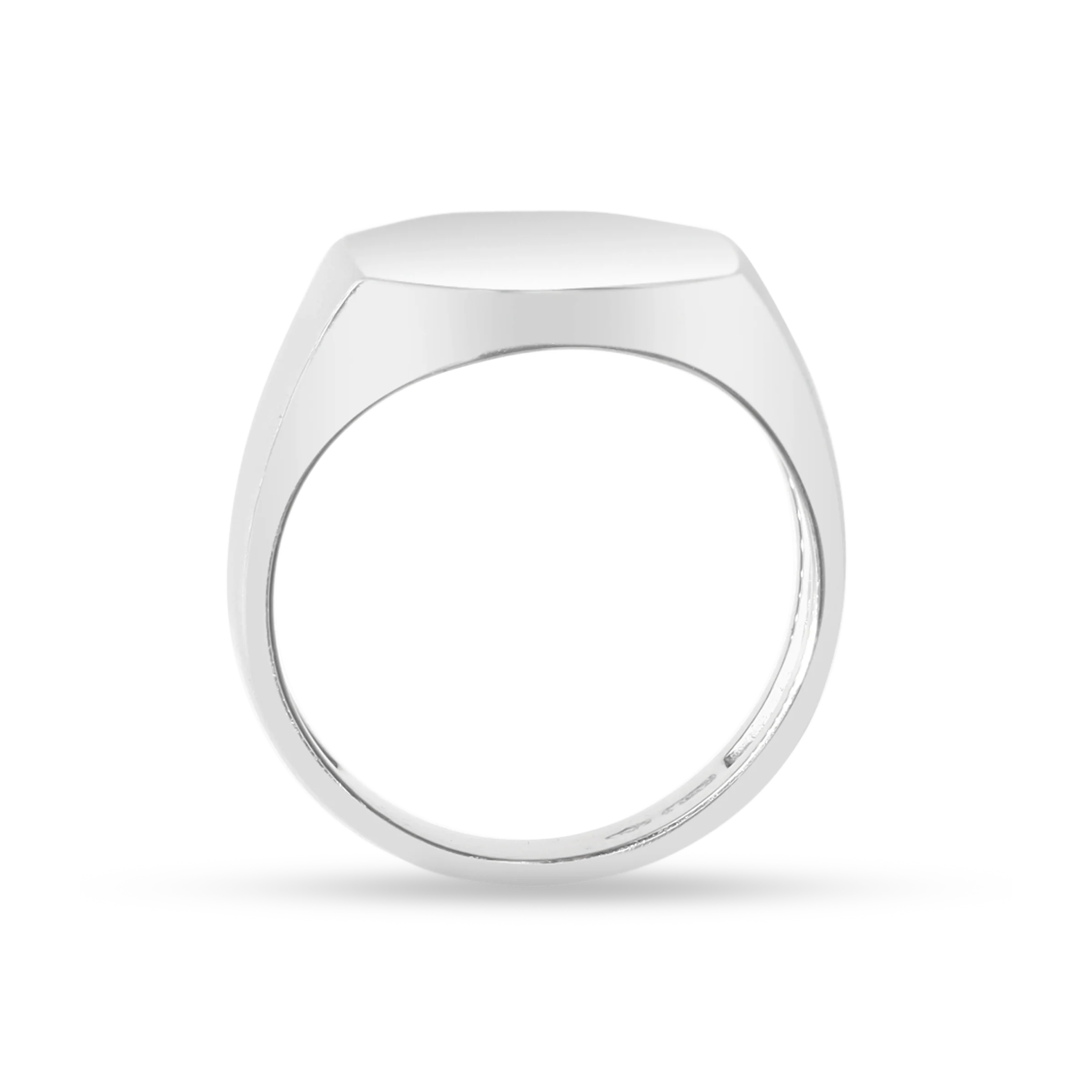 WHITE GOLD SIGNET RING - Image 3