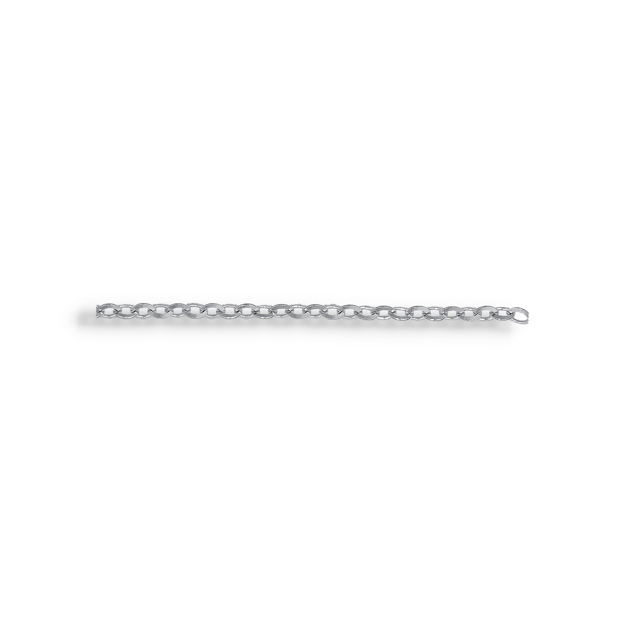 WHITE GOLD CHAIN NECKLACE - Image 2