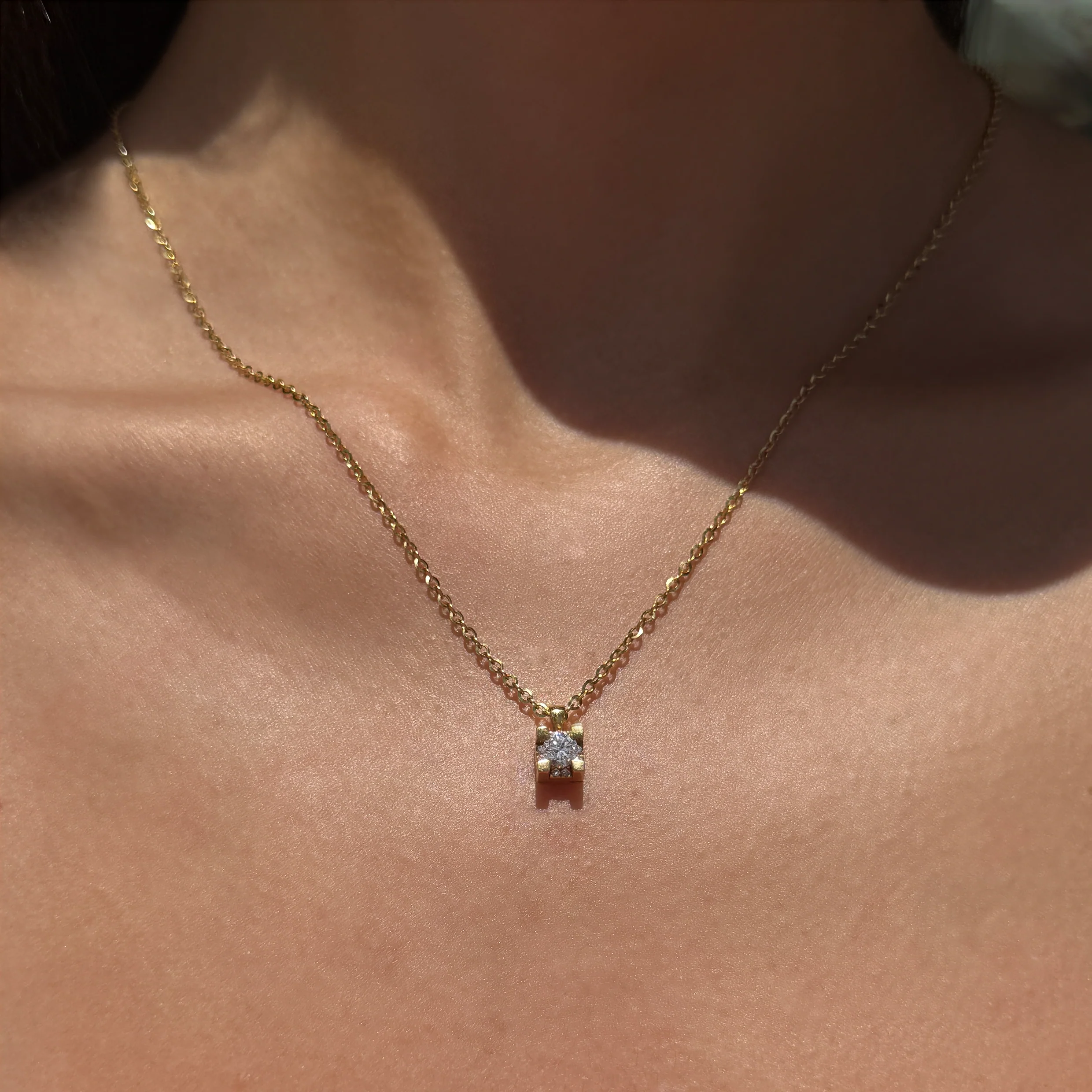 YELLOW GOLD CHAIN NECKLACE - Image 5