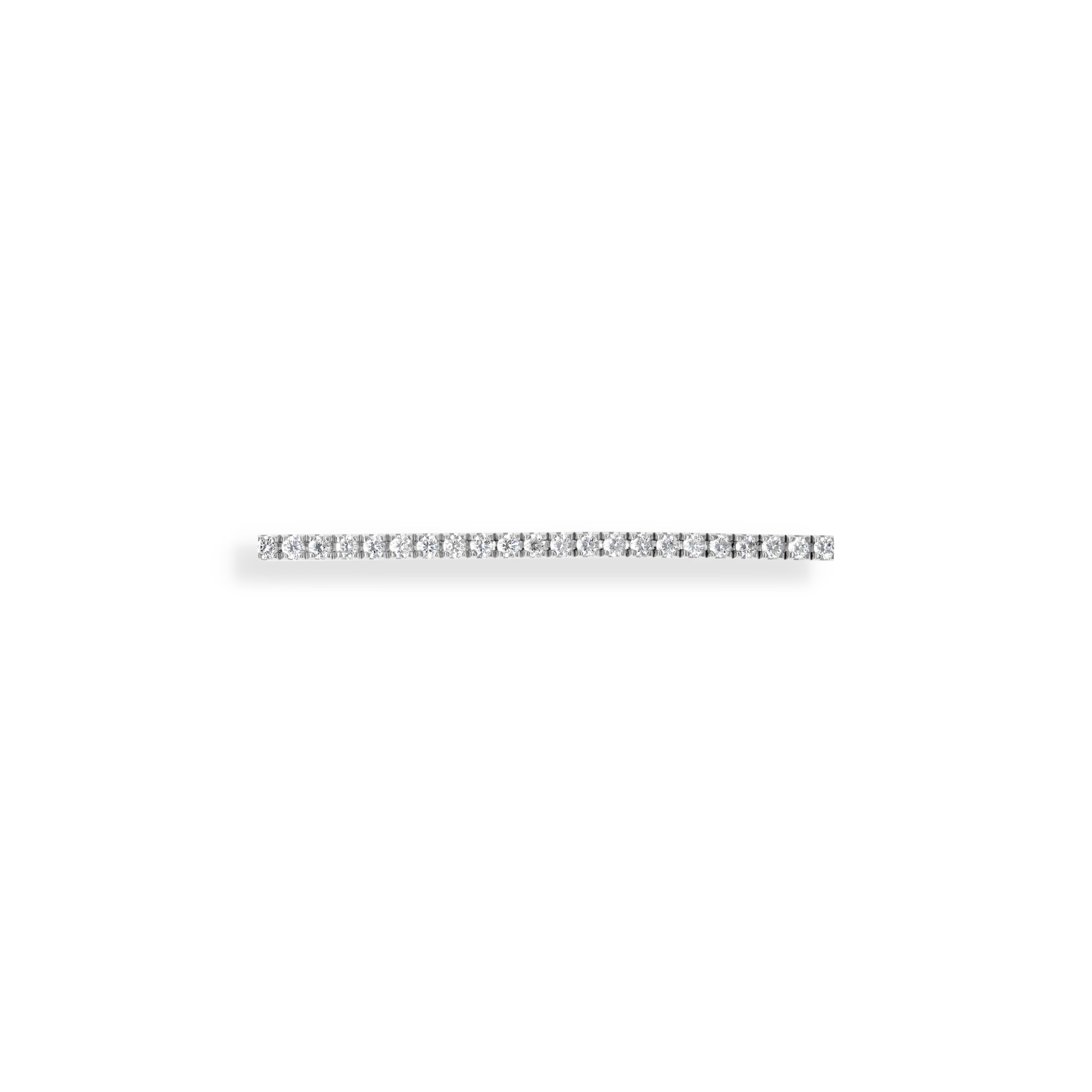 WHITE DIAMOND TENNIS BRACELET - Image 2