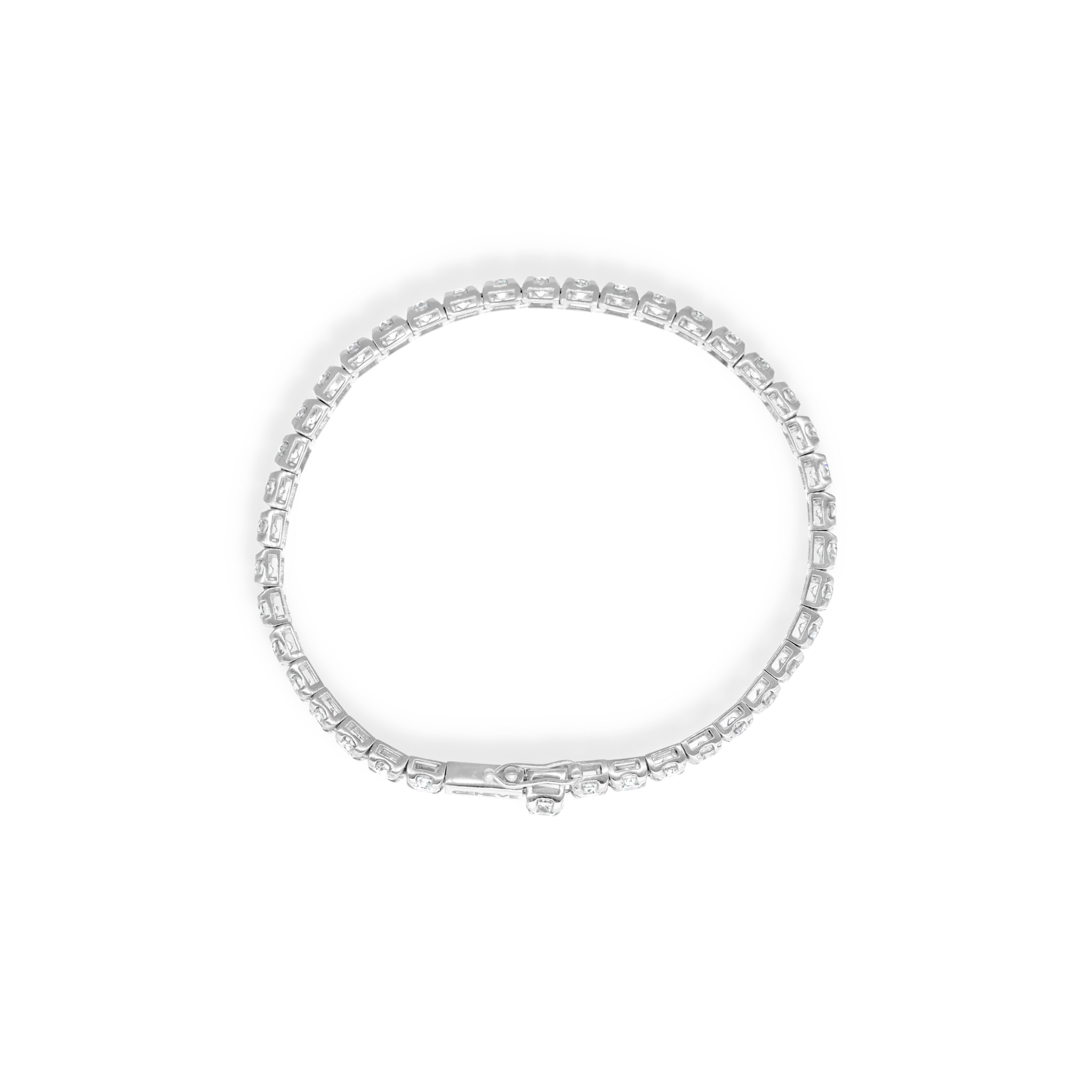 WHITE DIAMOND TENNIS BRACELET - Image 3