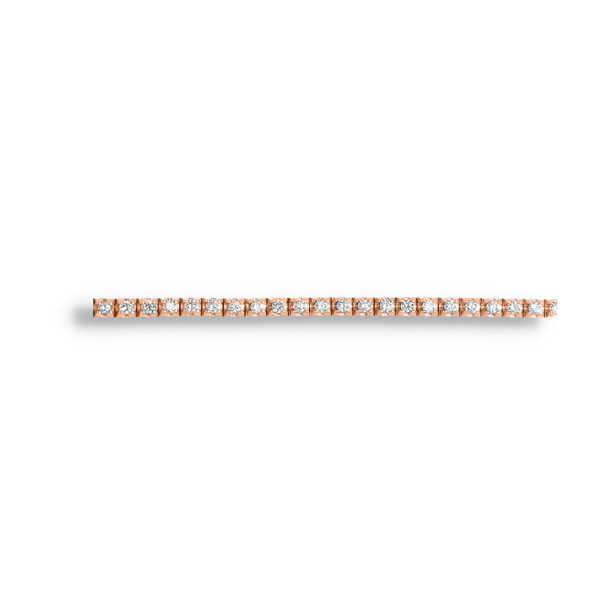 ROSE GOLD TENNIS NECKLACE - Image 3
