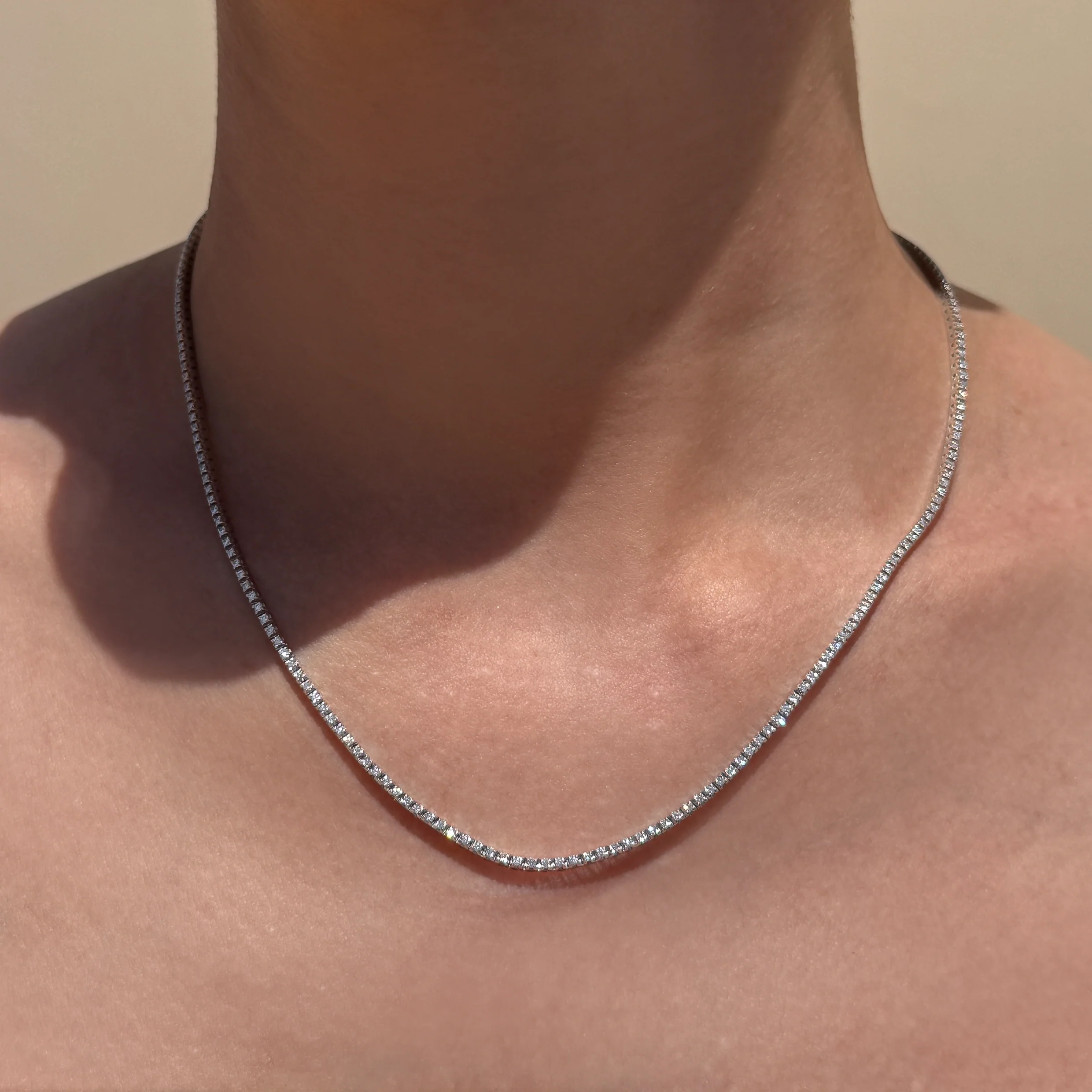 DIAMOND TENNIS NECKLACE - Image 4