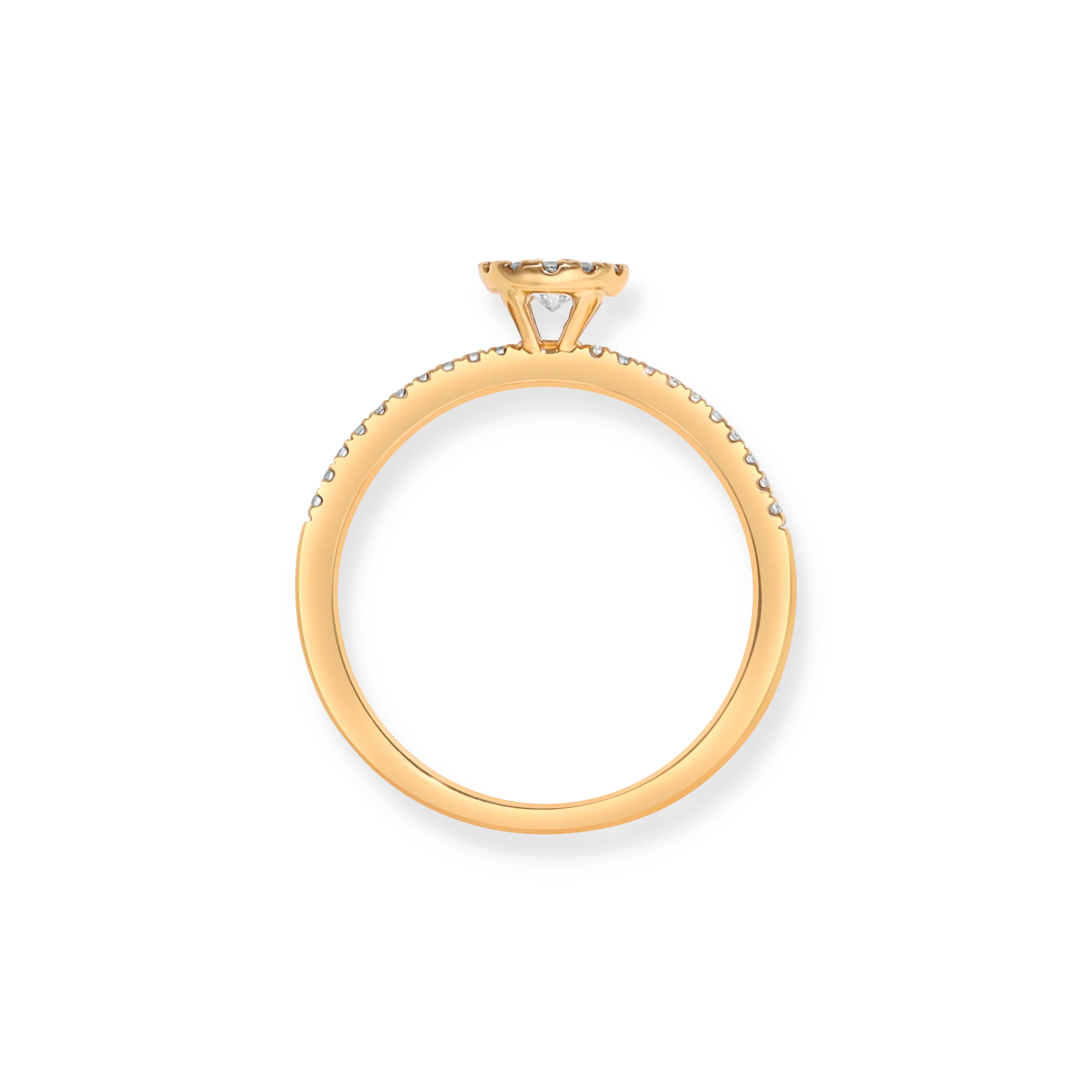 HALO DIAMOND ENGAGEMENT RING - Image 3