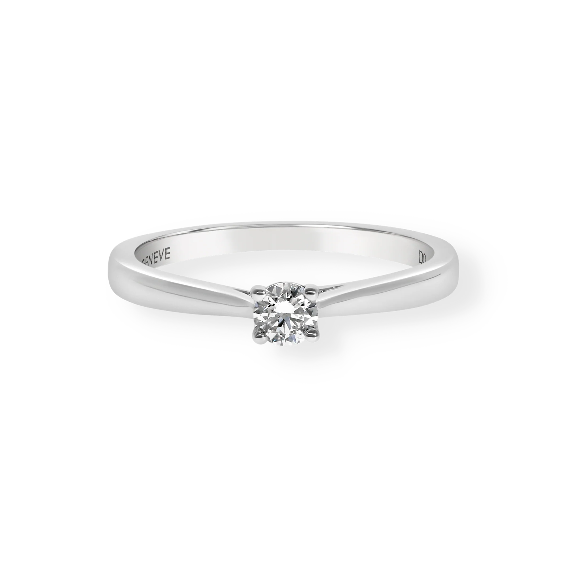DIAMOND SOLITAIRE ENGAGEMENT RING - Image 2