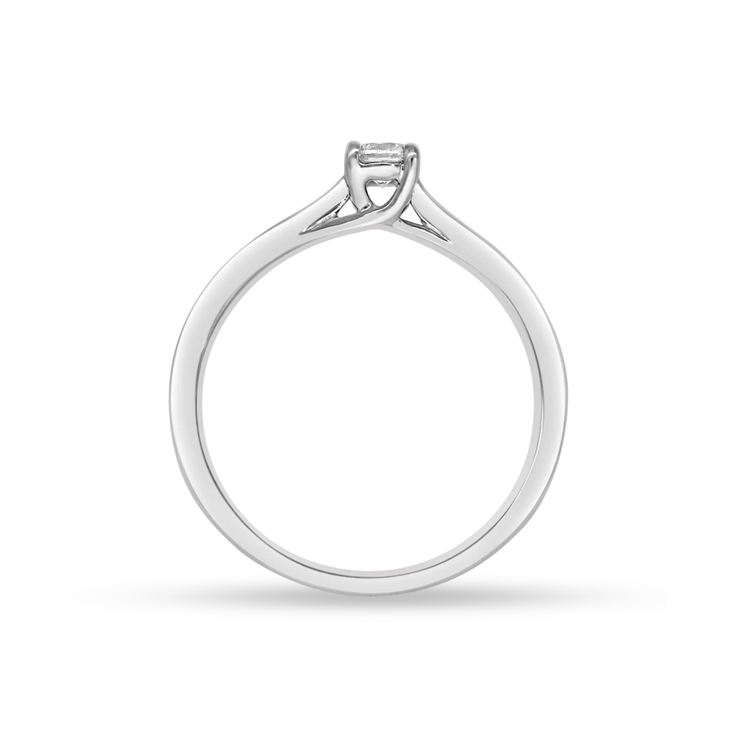 DIAMOND SOLITAIRE ENGAGEMENT RING - Image 3