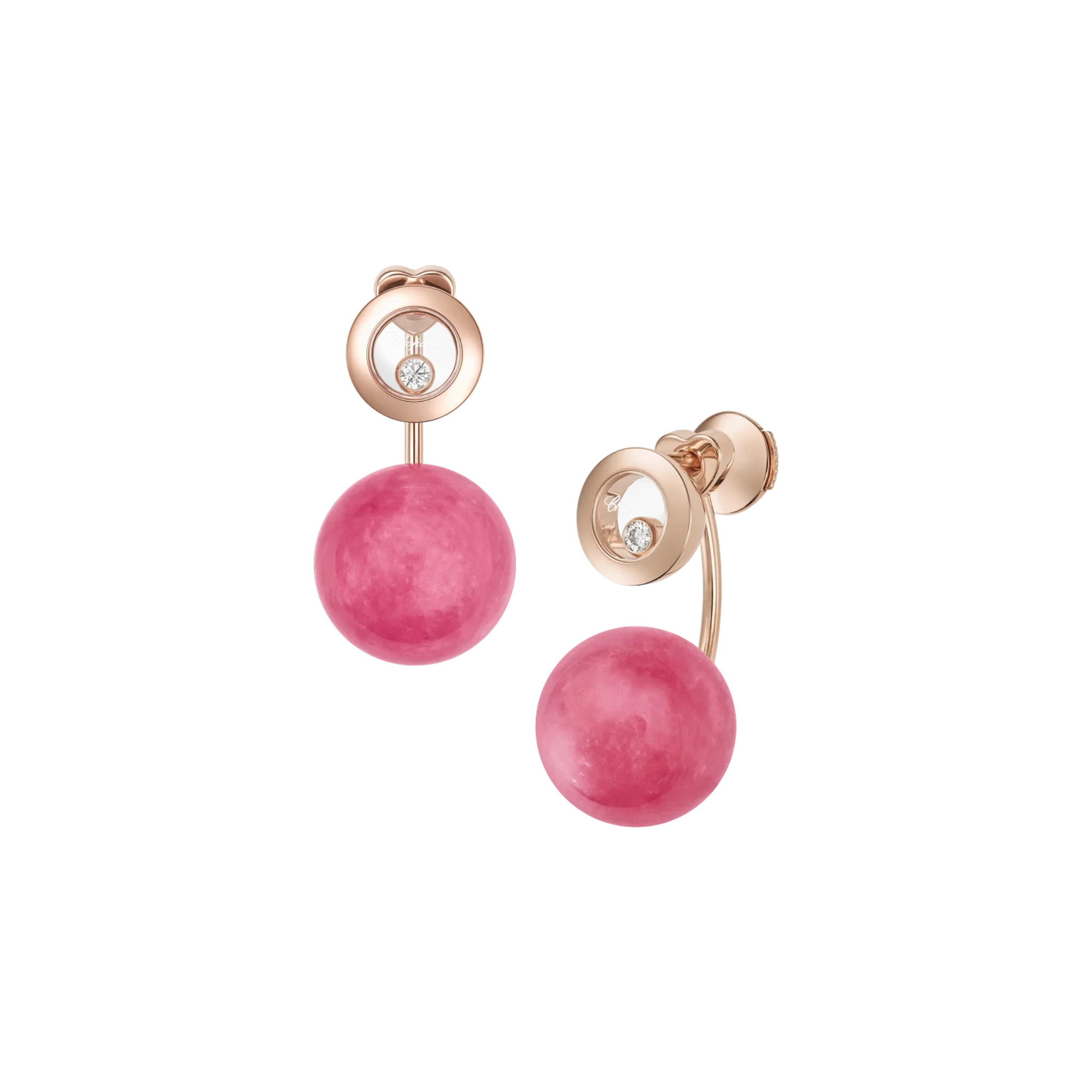 HAPPY DIAMONDS PLANET EARRINGS - Image 2