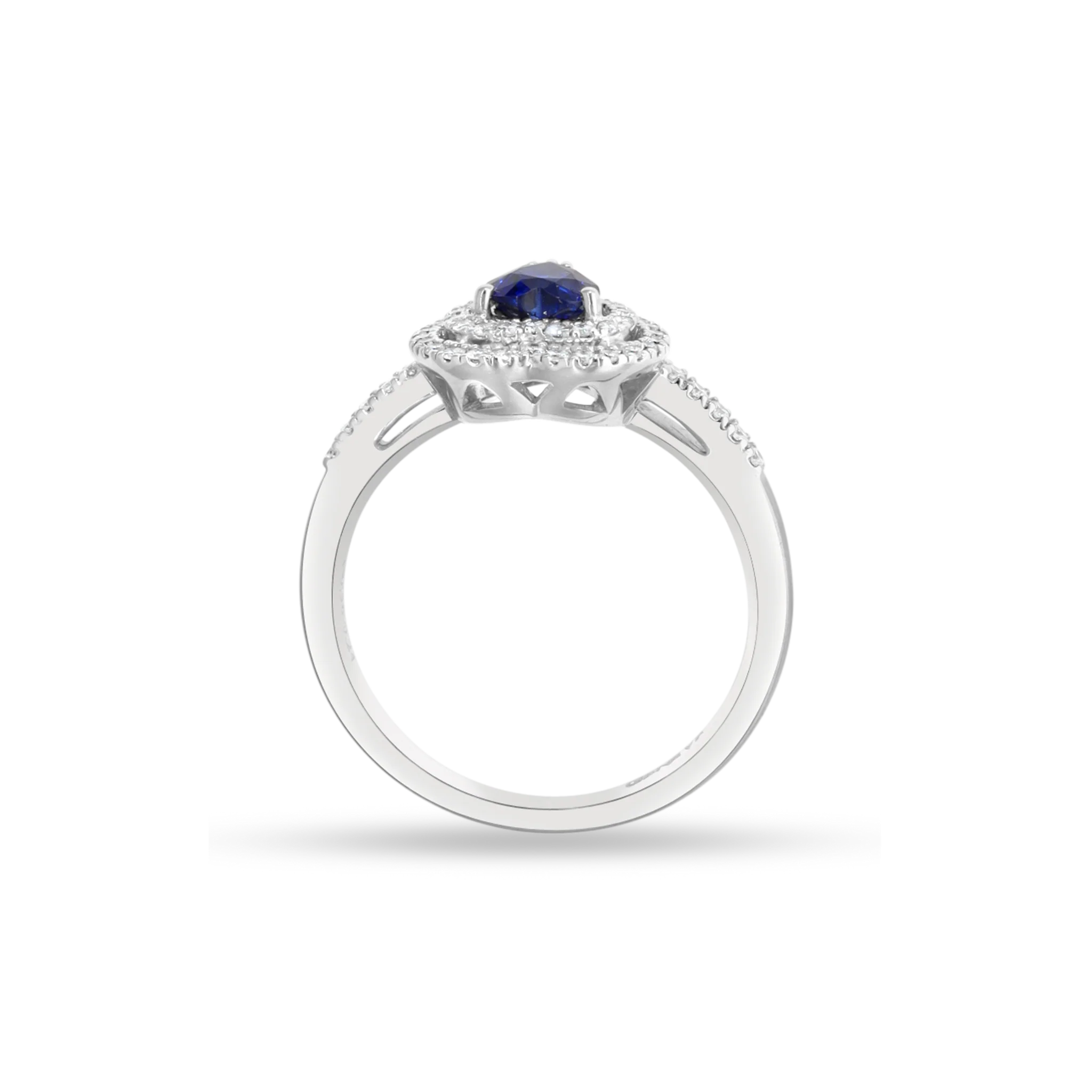 WHITE GOLD HEART RING - Image 3