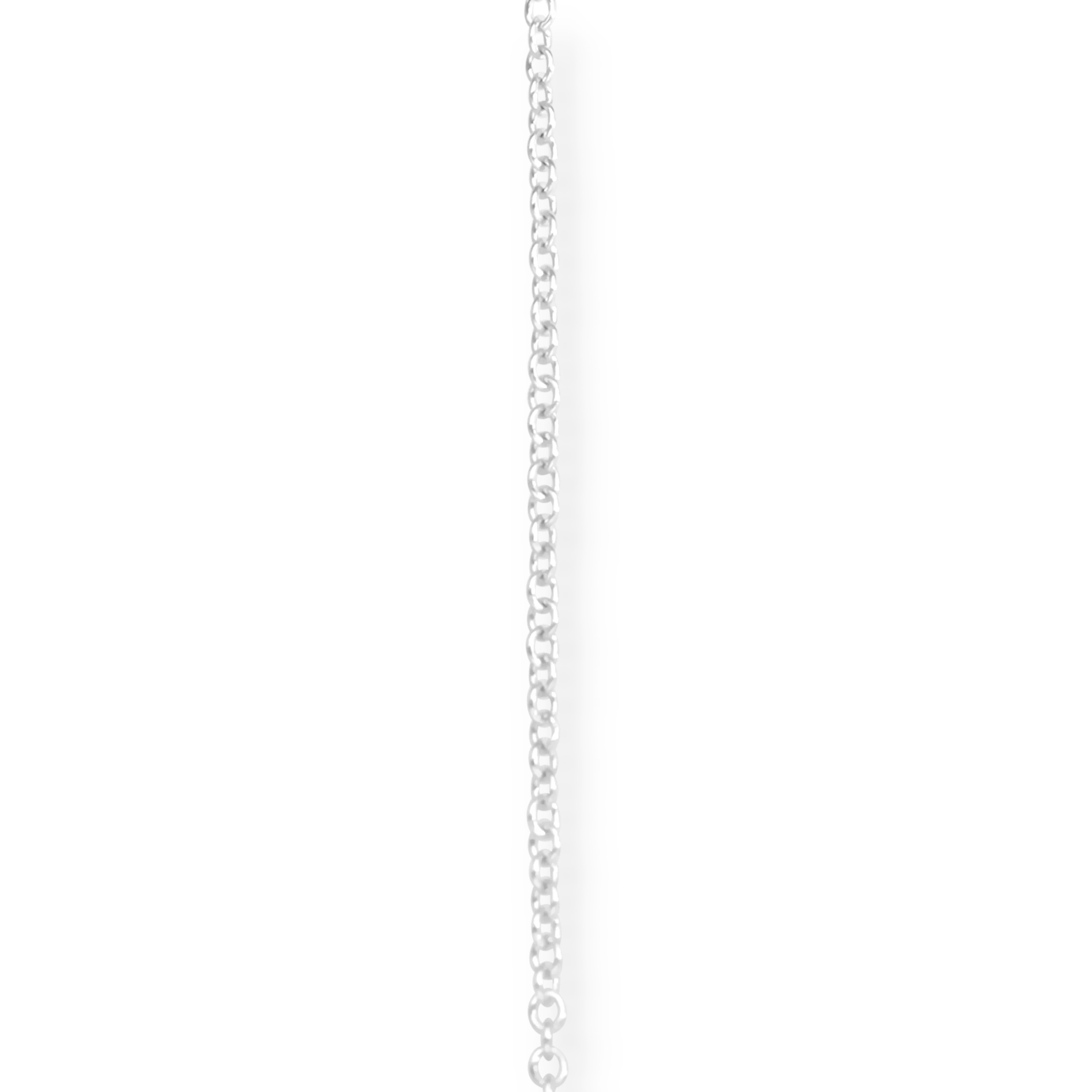 WHITE DIAMOND HEART NECKLACE - Image 3