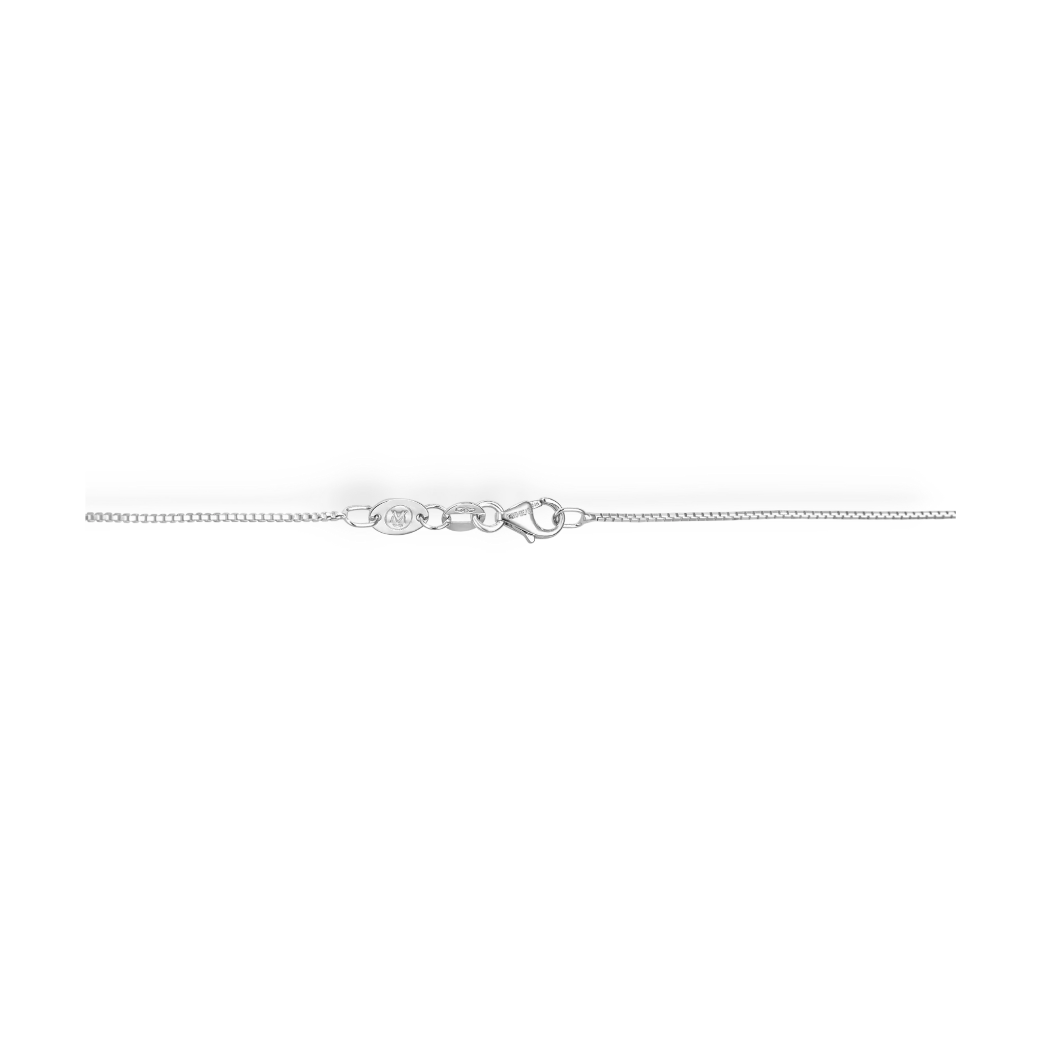 WHITE GOLD HALO NECKLACE - Image 3