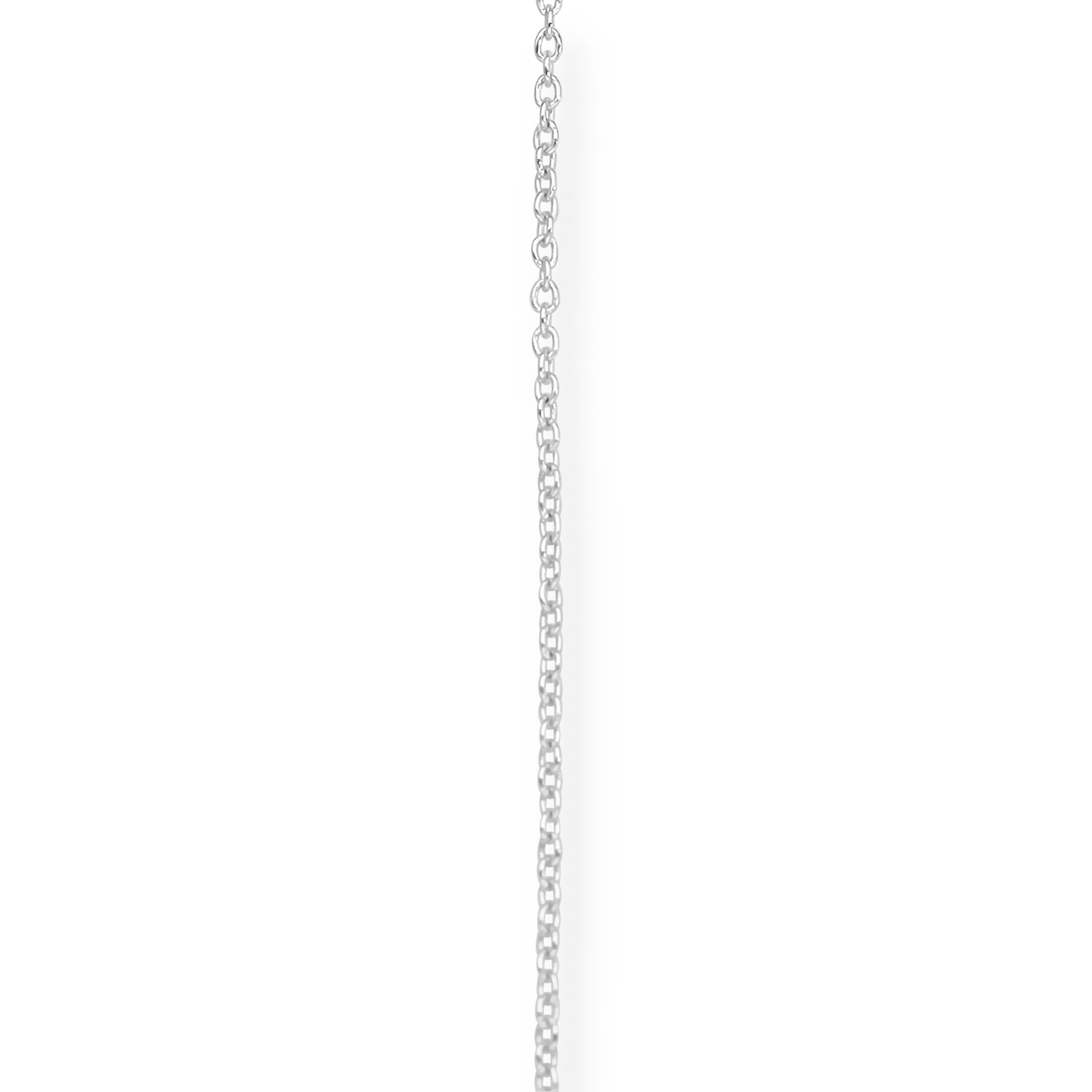 WHITE GOLD HEART NECKLACE - Image 3