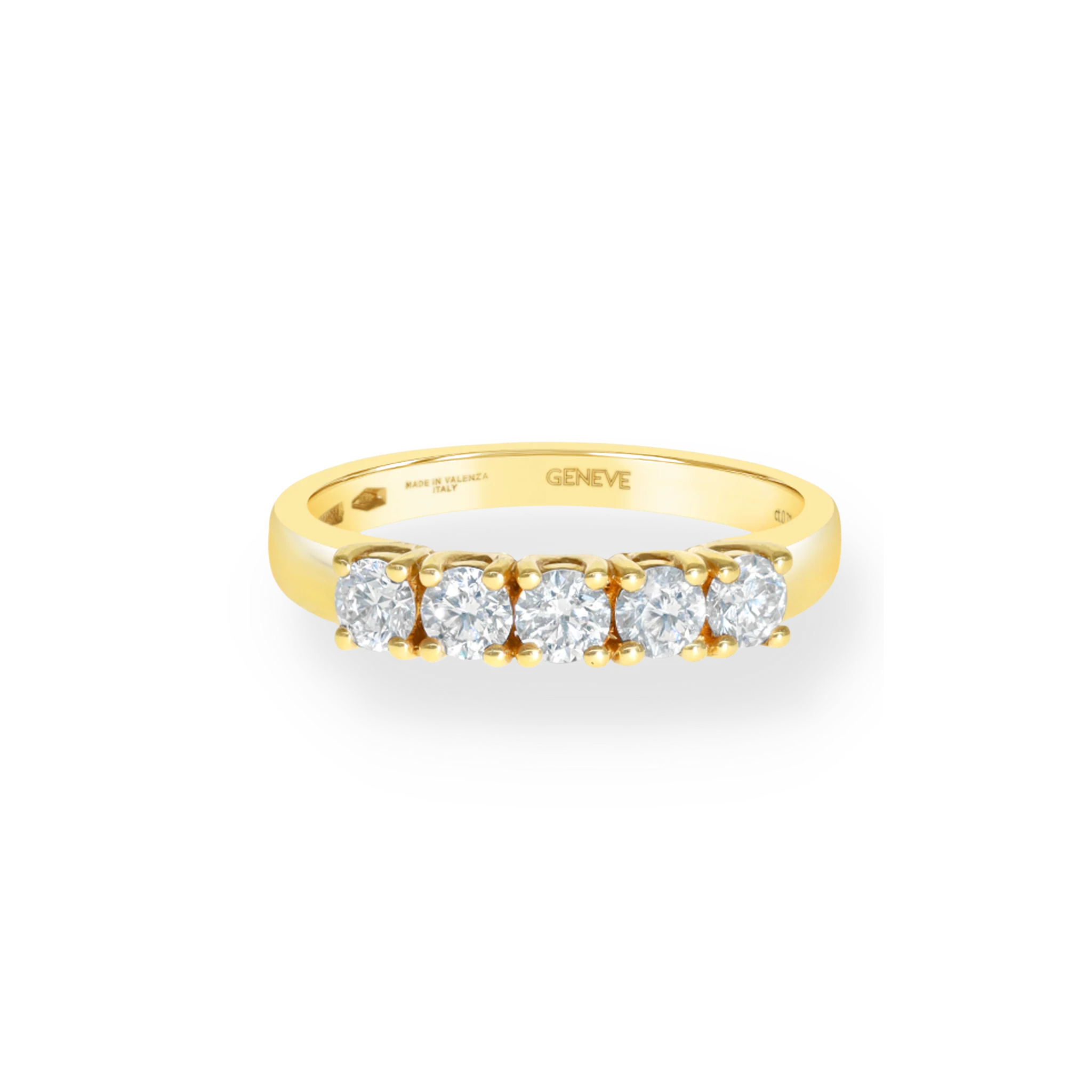 FIVE STONES DIAMOND RING - Image 2