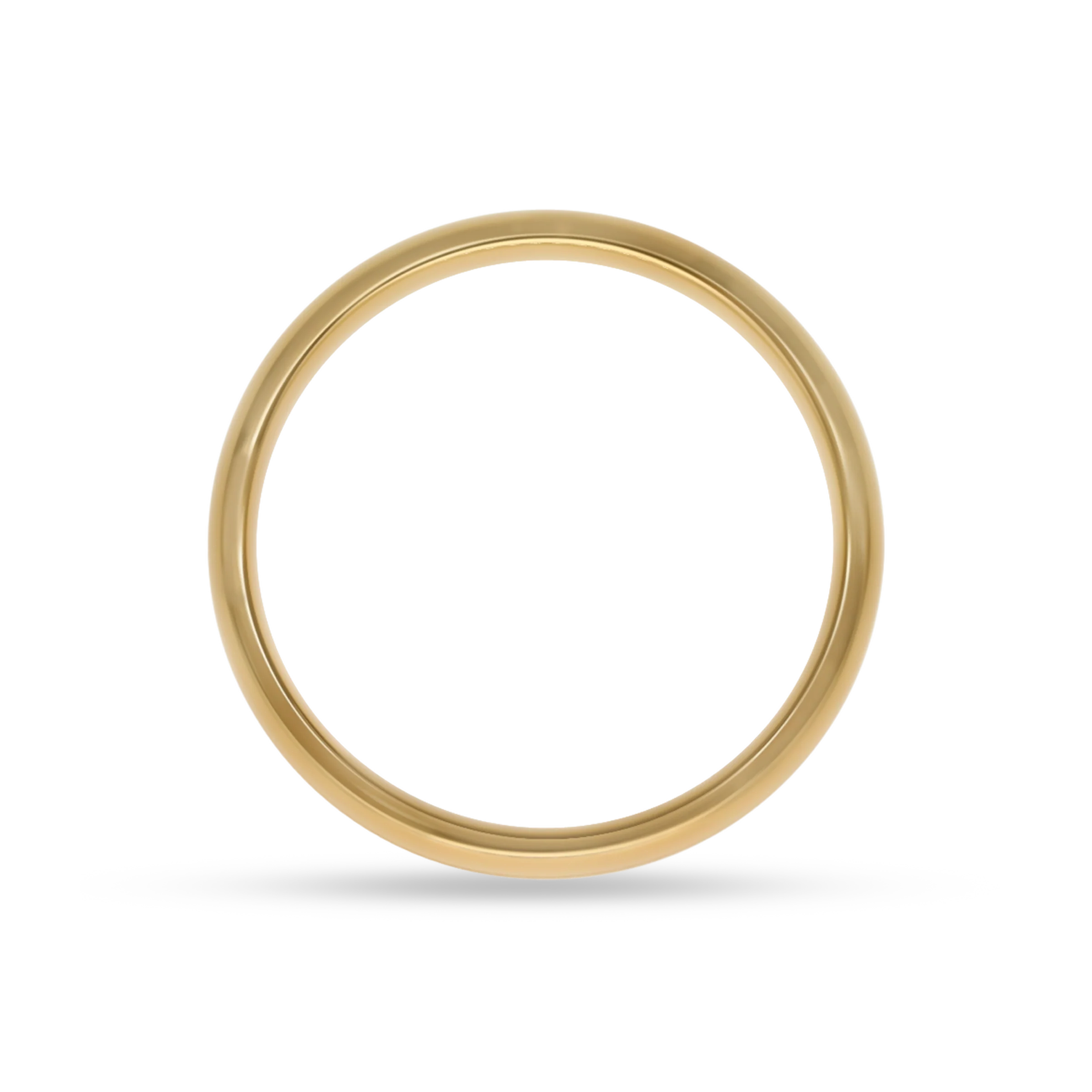 YELLOW GOLD WEDDING RING - Image 3