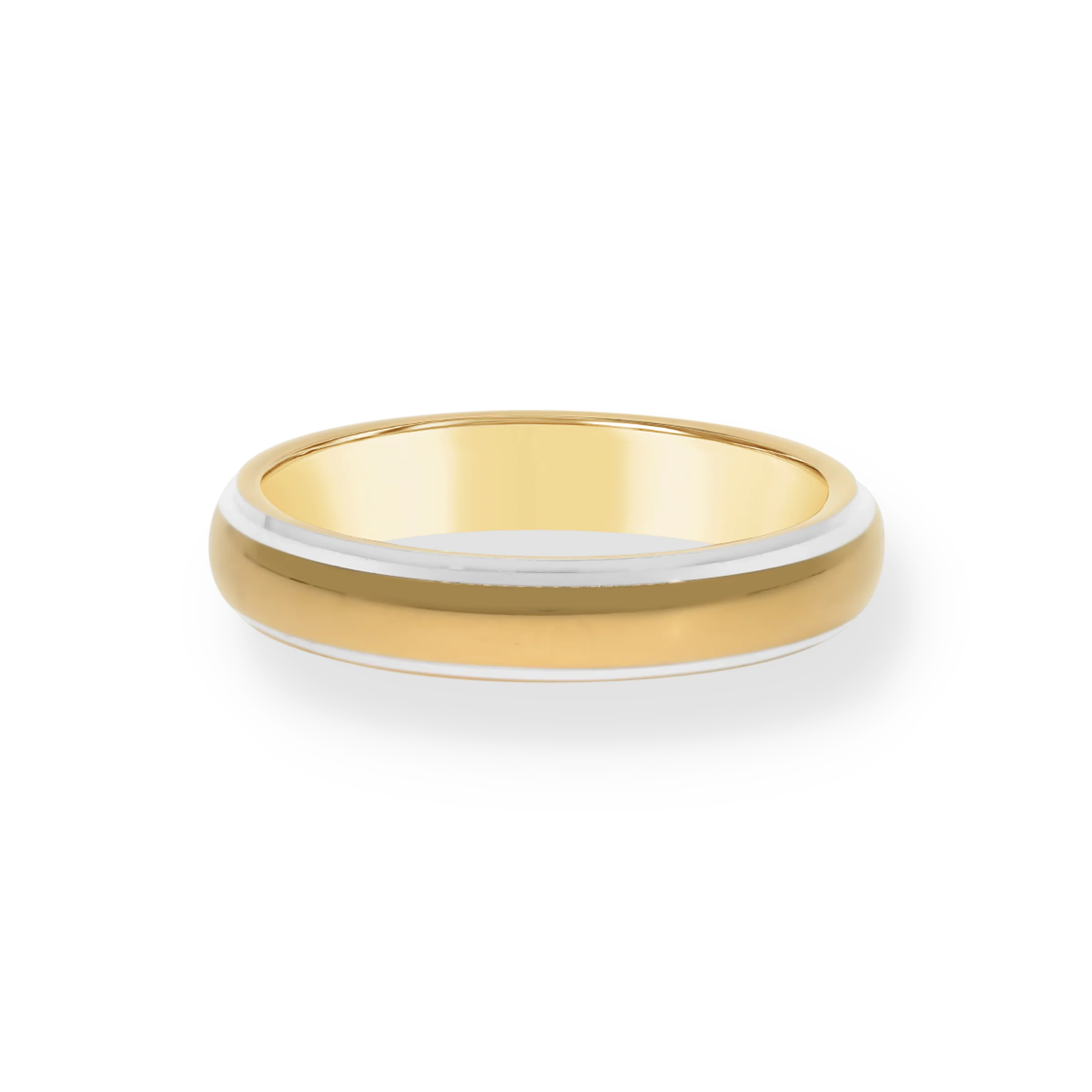 YELLOW GOLD WEDDING RING - Image 2