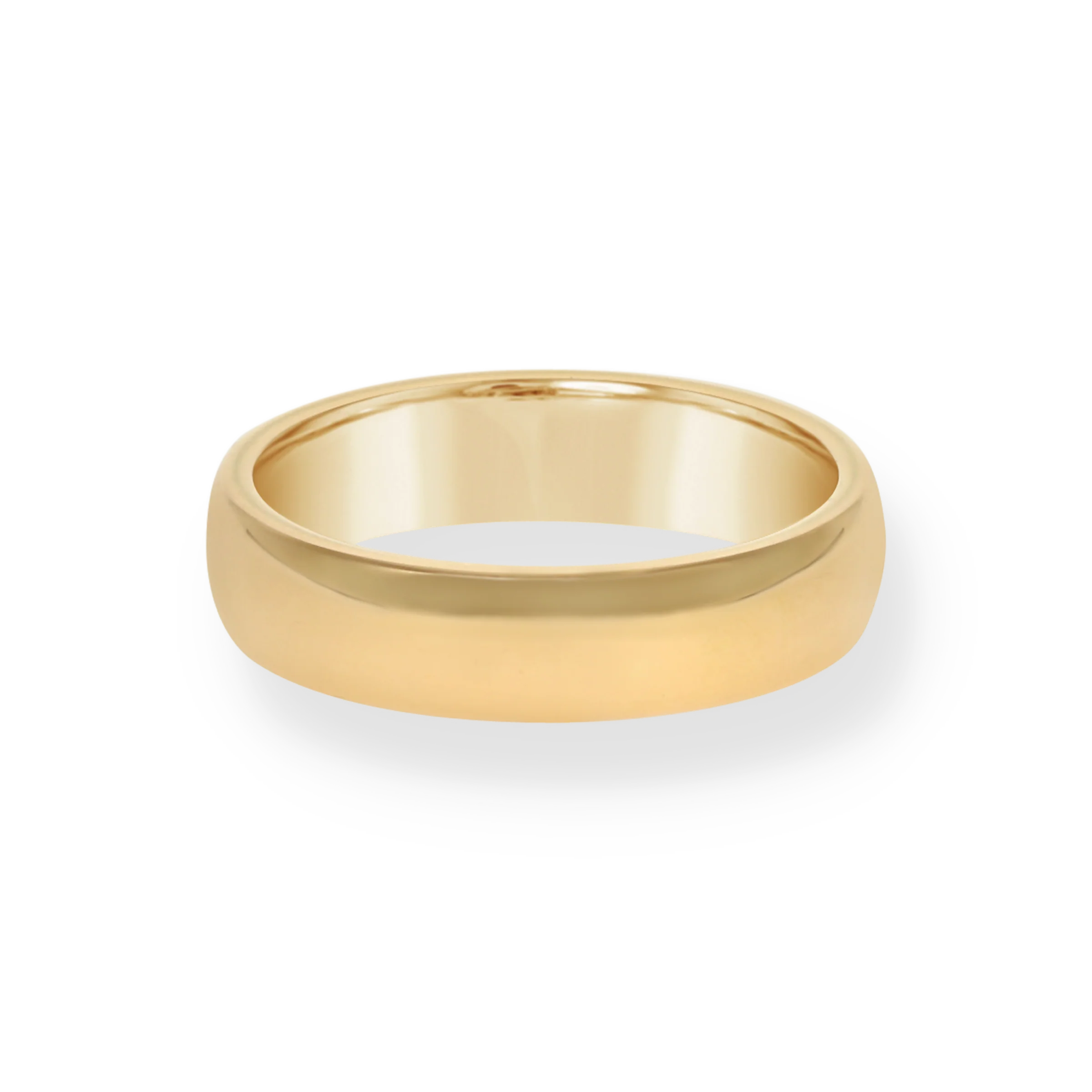 YELLOW GOLD WEDDING RING - Image 2