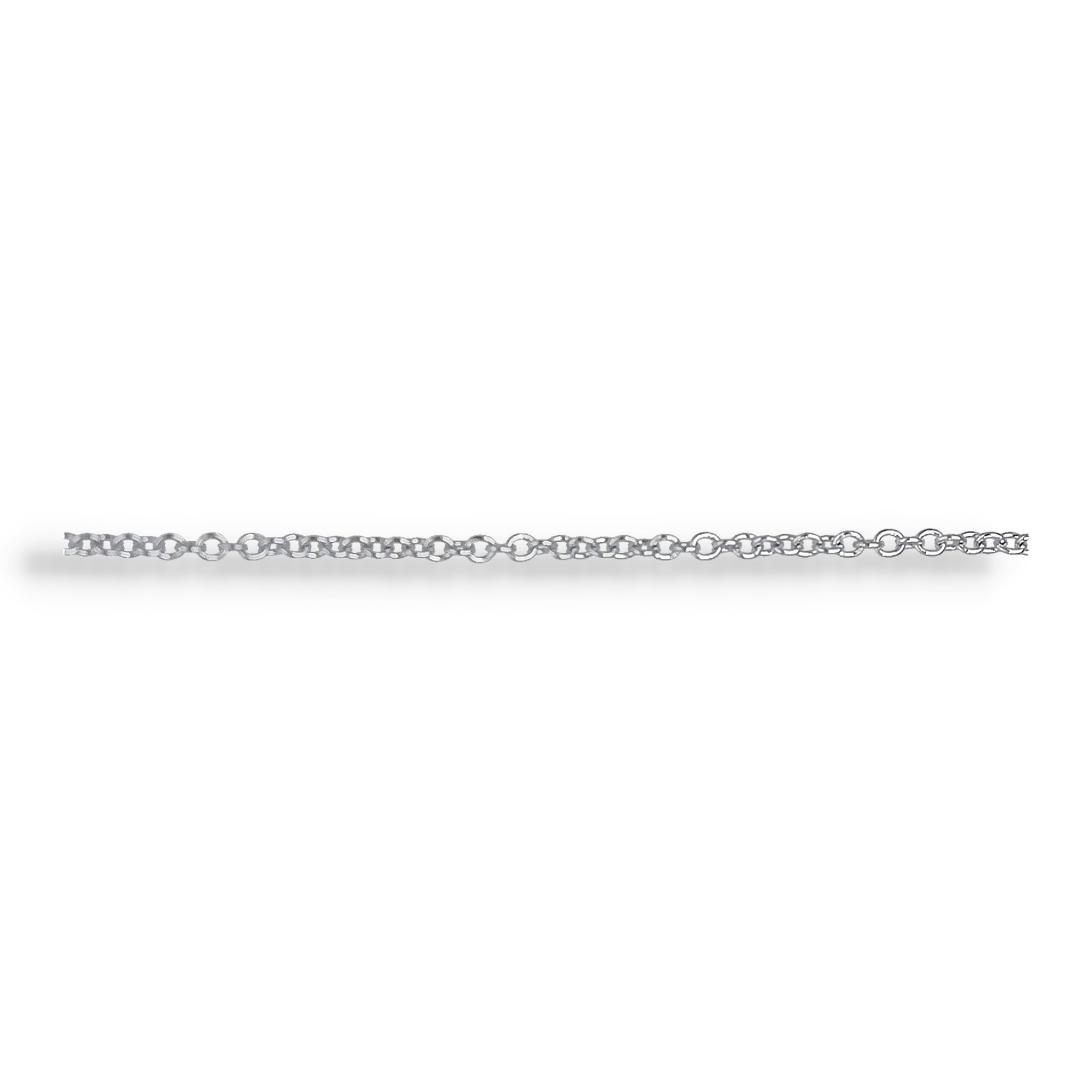 WHITE DIAMOND INITIALS NECKLACE - Image 2