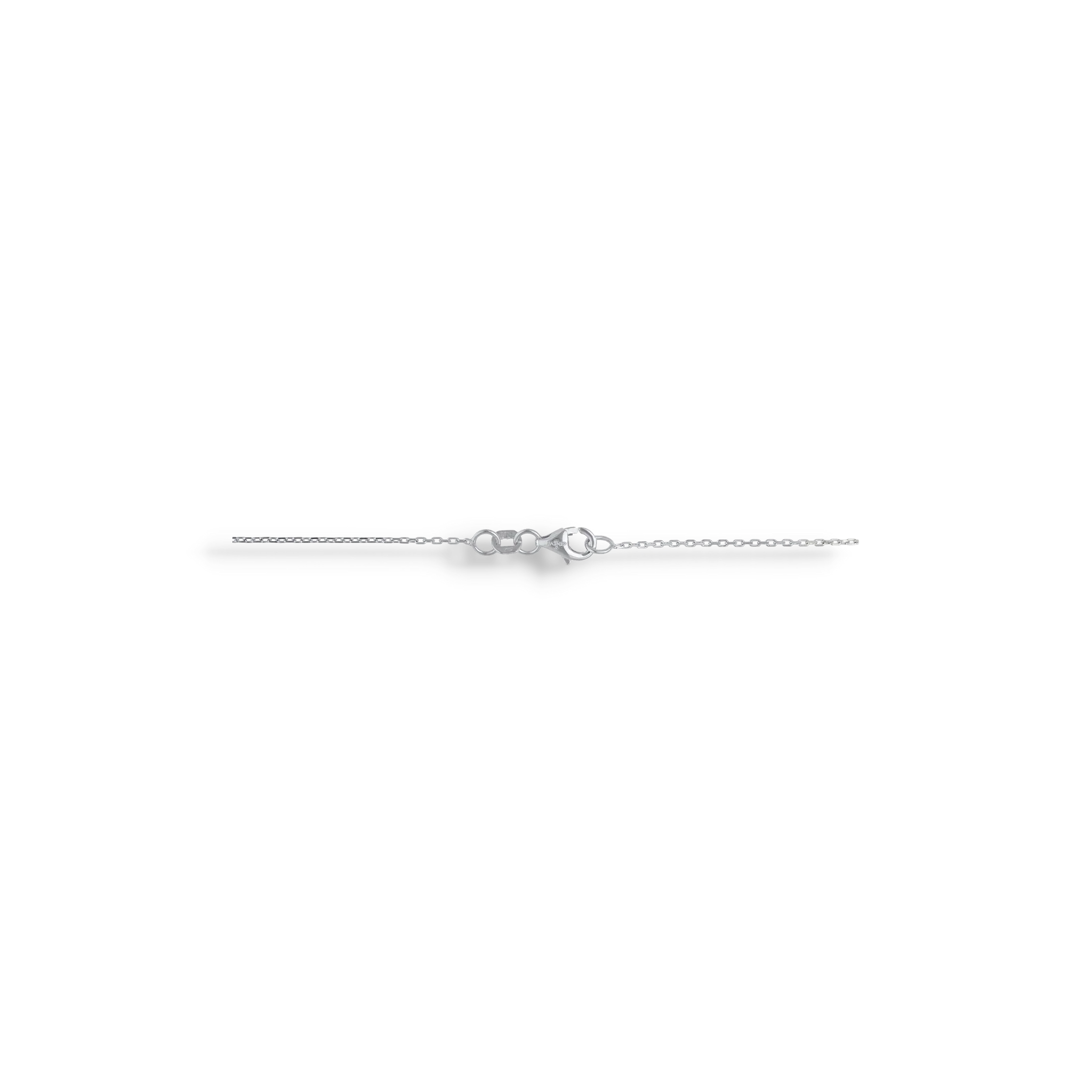 WHITE GOLD HALO NECKLACE - Image 2