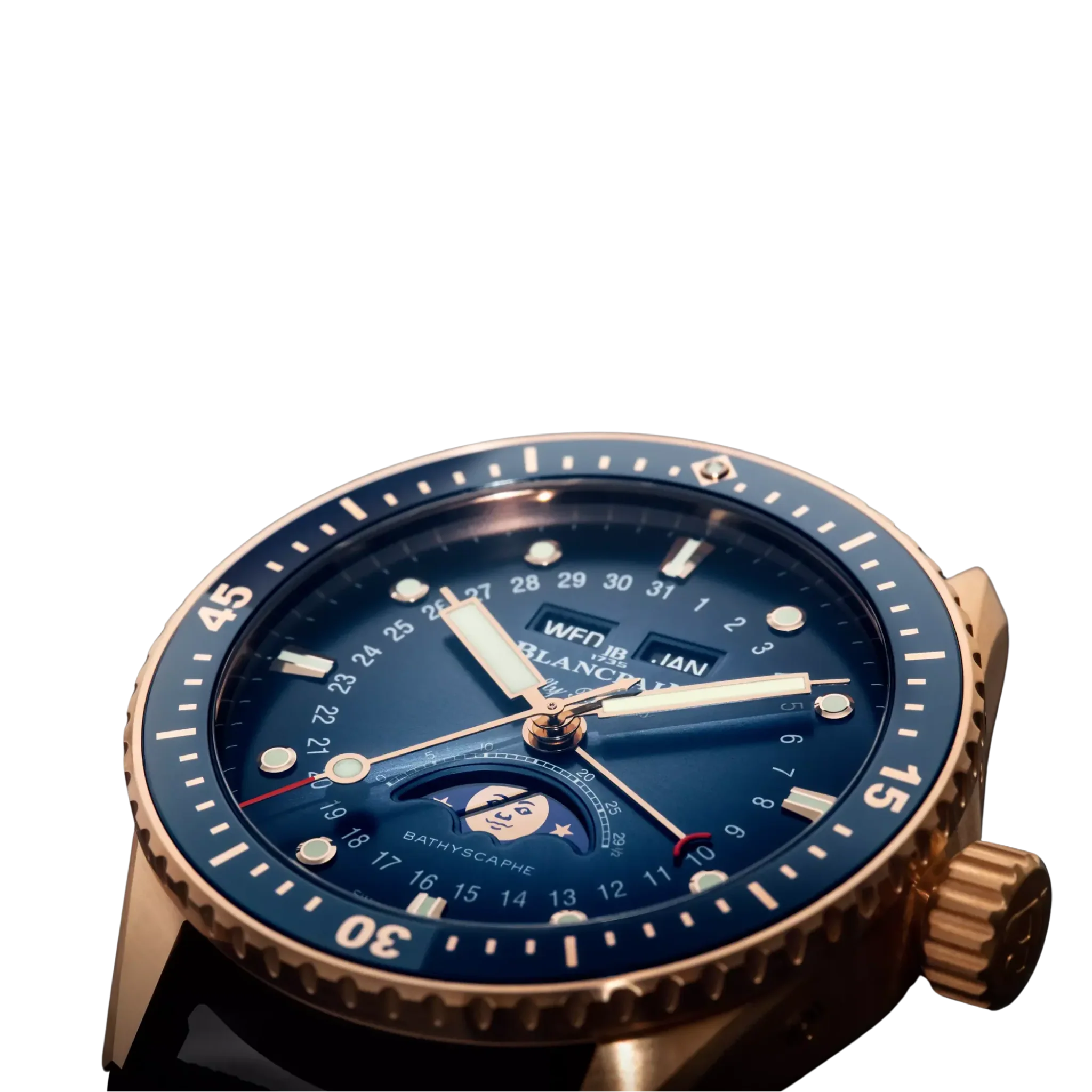 FIFTY FATHOMS BATHYSCAPHE QUANTIÈME COMPLET PHASES DE LUNE - Image 7