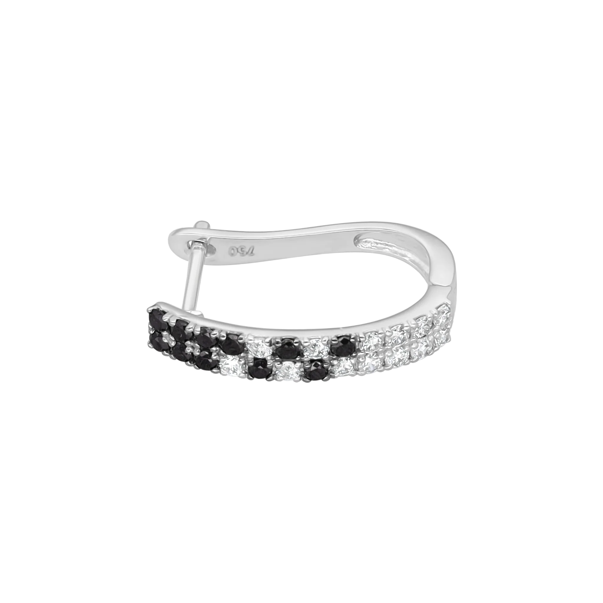BLACK & WHITE EARRINGS - Image 3