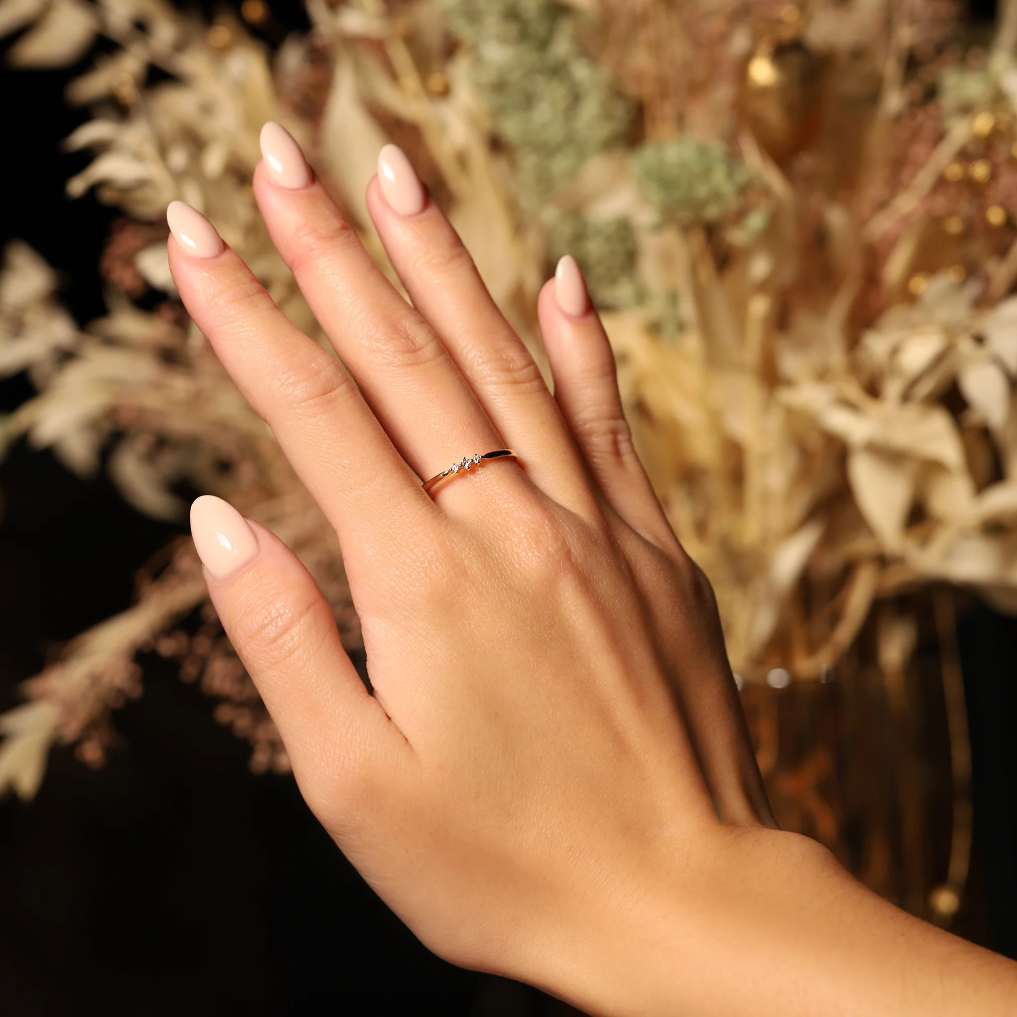 THREE STONES ENGAGEMENT RING - Image 2