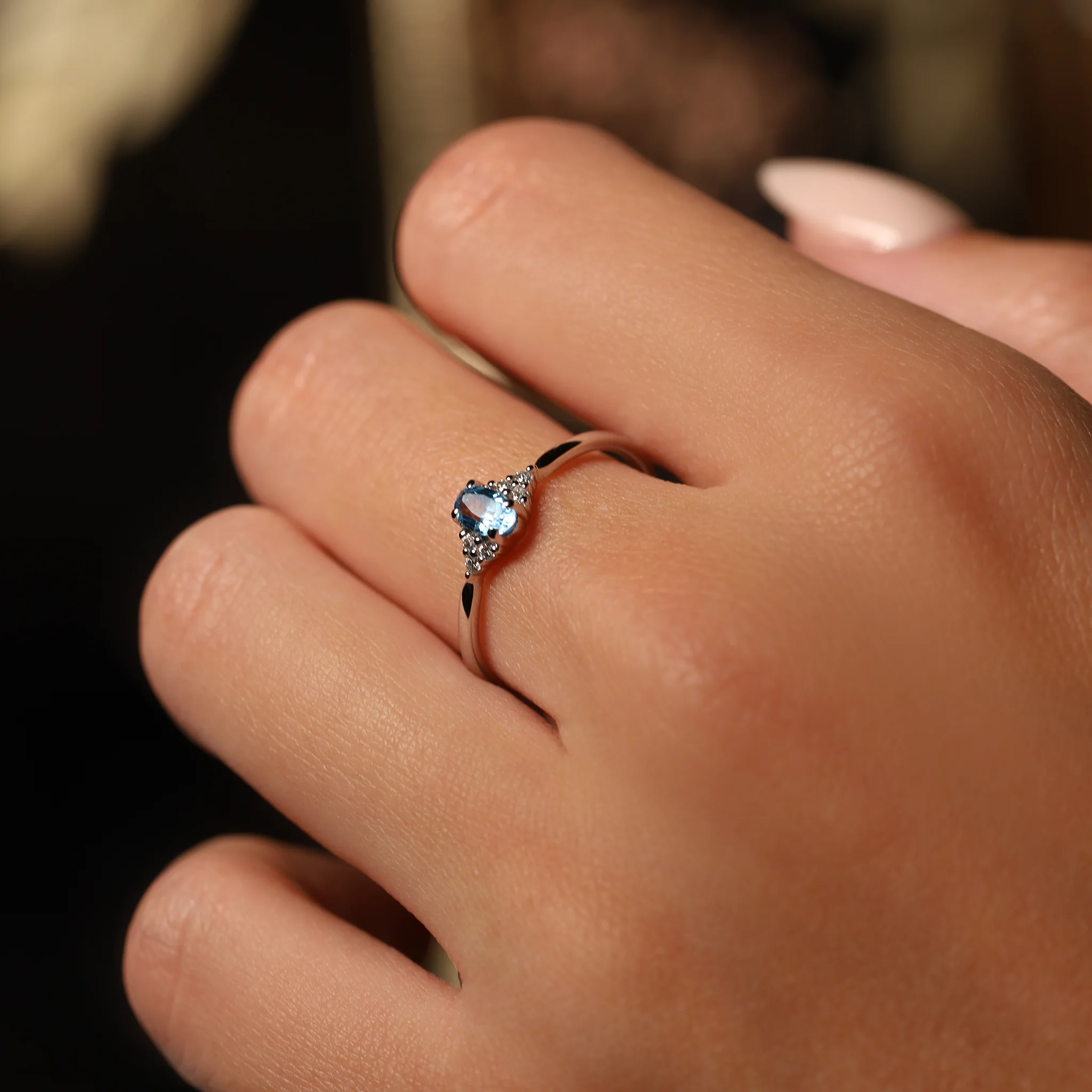 NATURAL COLORS SOLITAIRE RING - Image 2