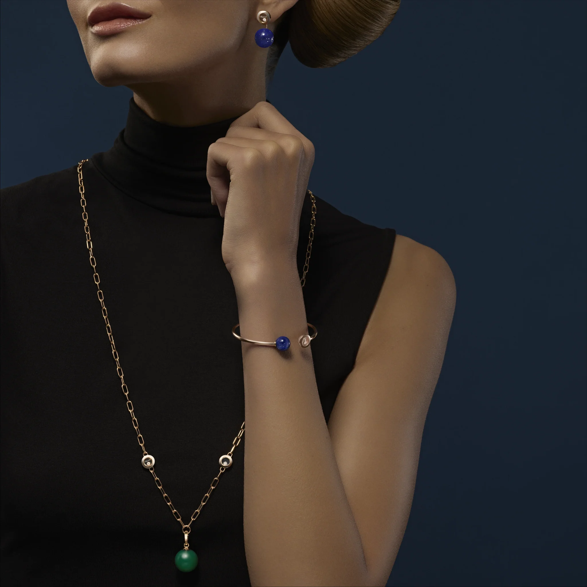 HAPPY DIAMONDS PLANET NECKLACE - Image 4