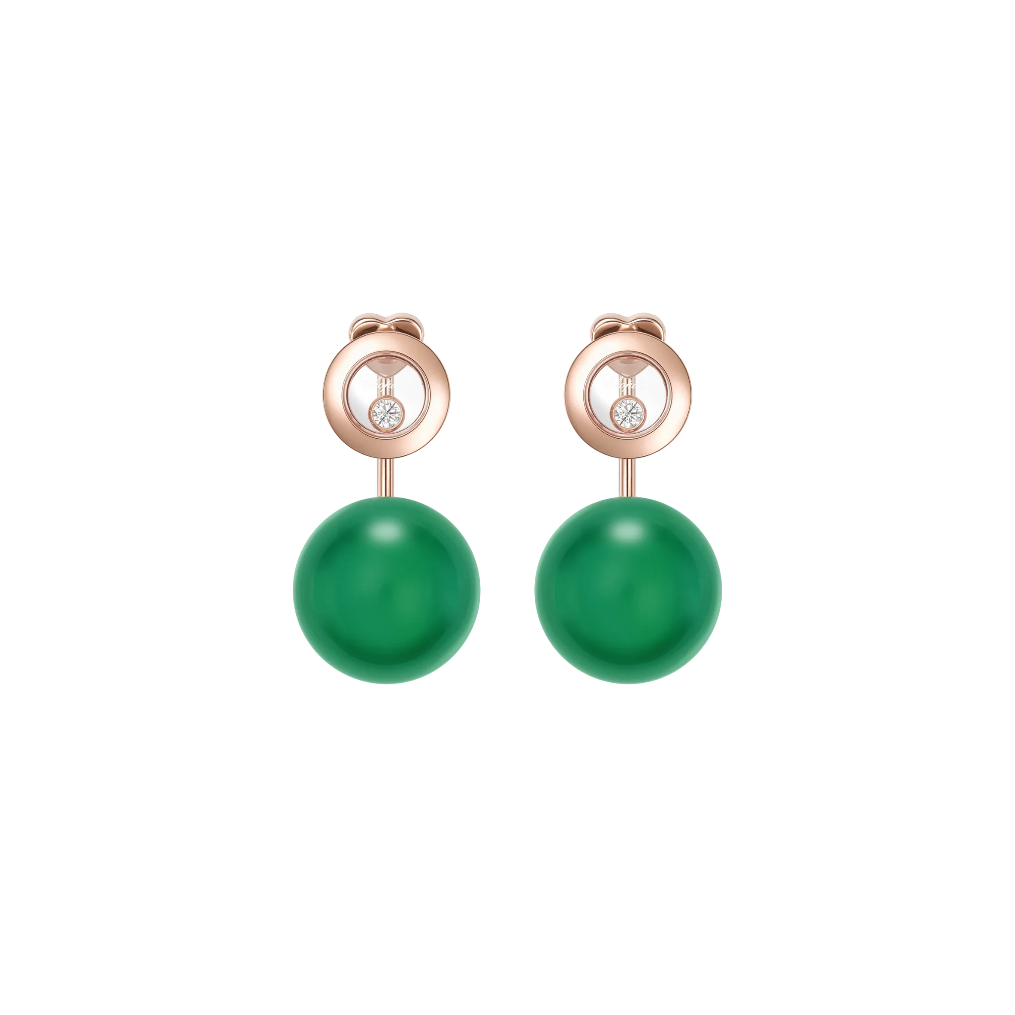 HAPPY DIAMONDS PLANET EARRINGS - Image 3