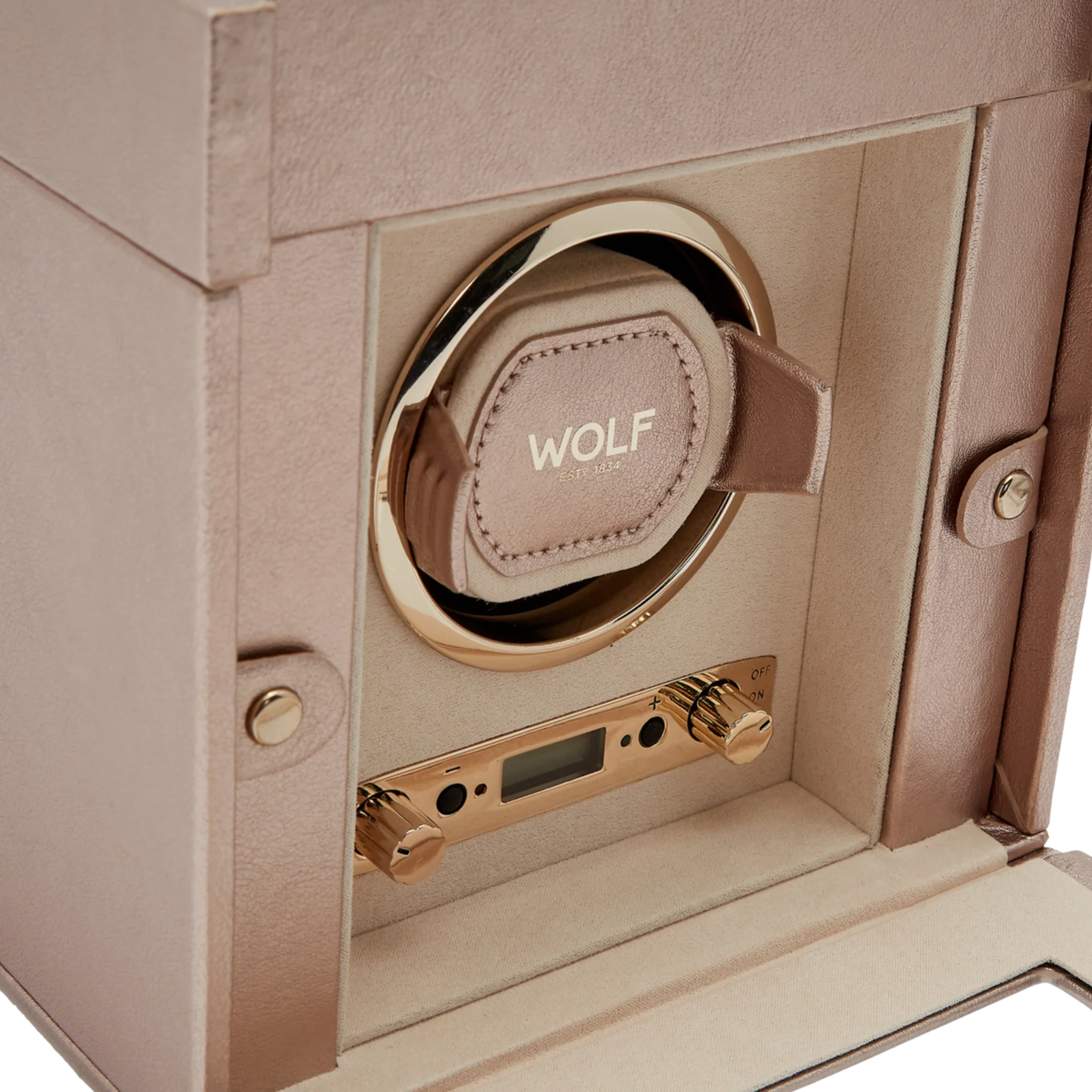 PALERMO SINGLE WATCH WINDER WITH JEWELLERY STORAGE - Image 4