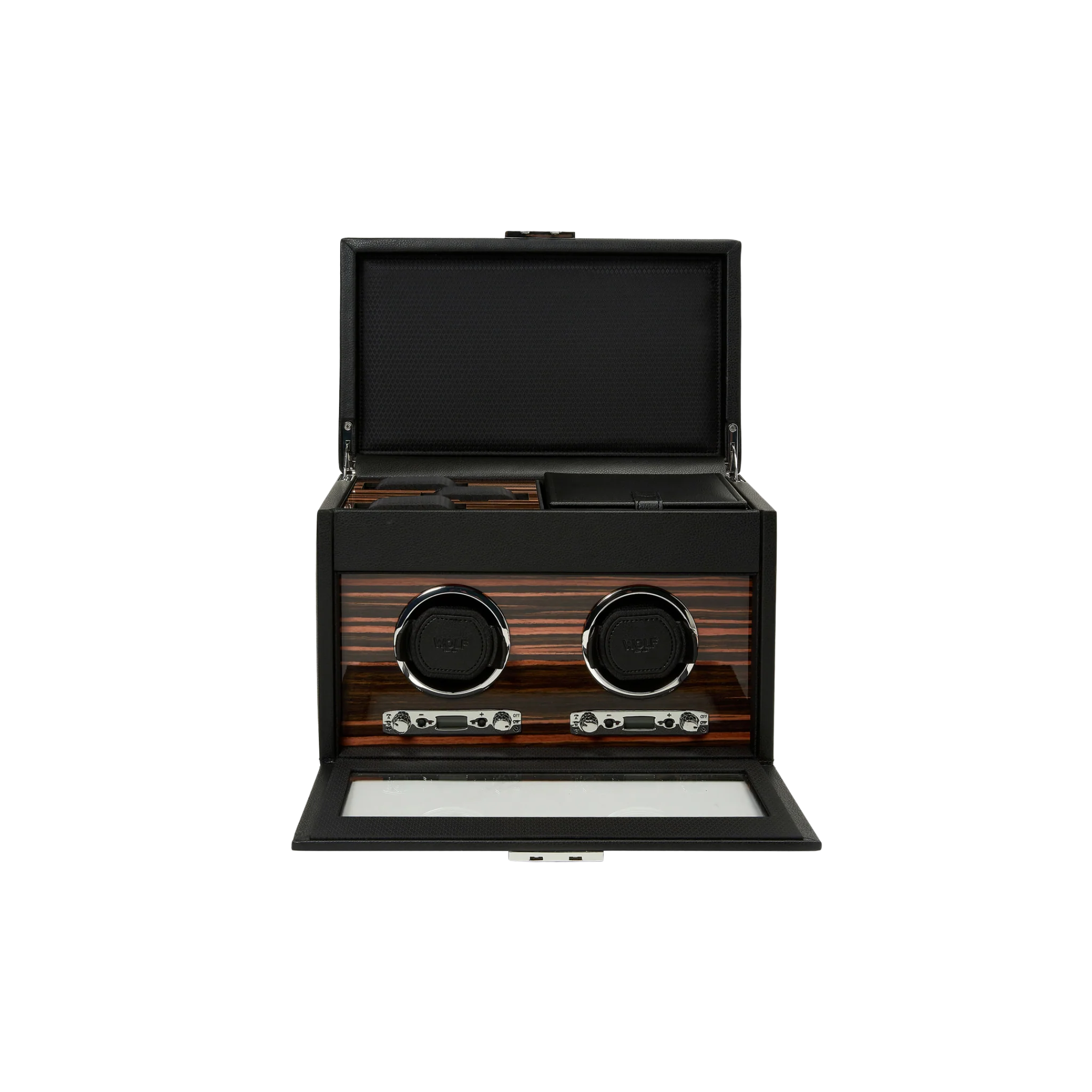 ROADSTER DOUBLE WATCH WINDER WITH STORAGE - Image 2