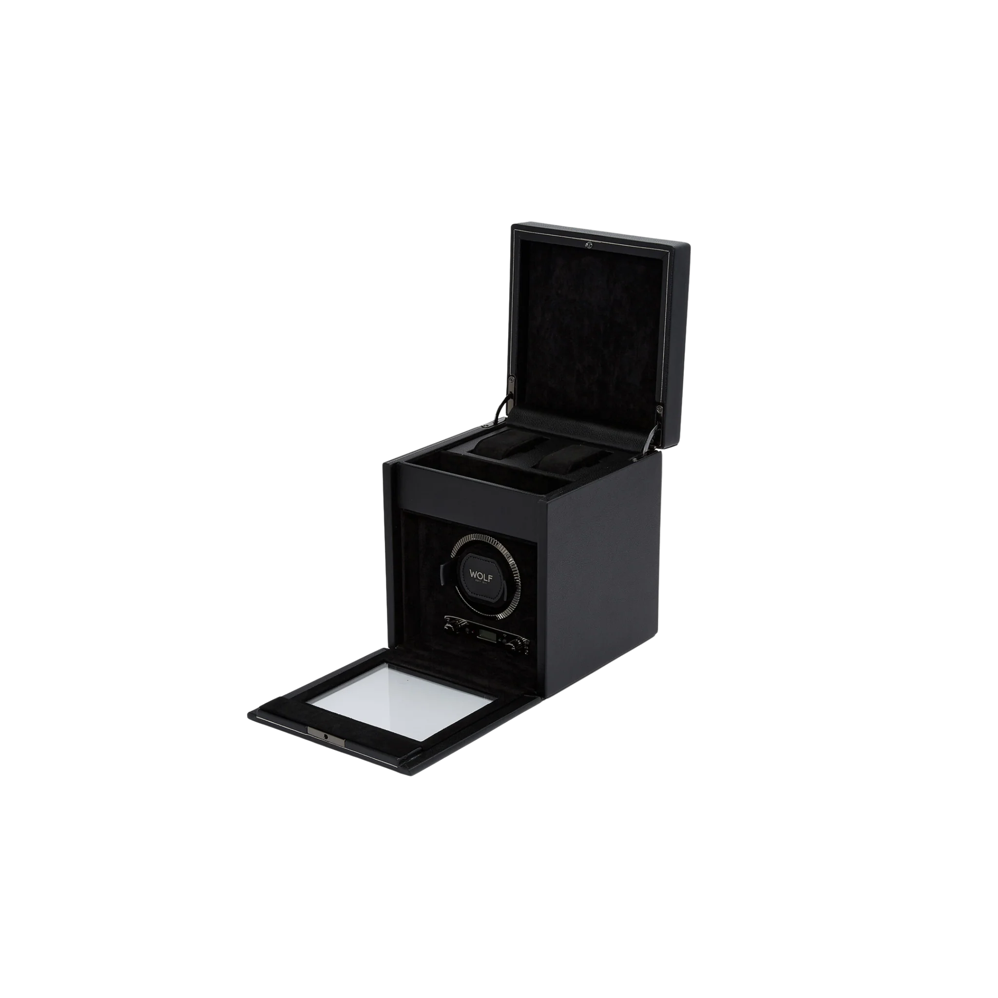 BRITISH RACING SINGLE WATCH WINDER WITH STORAGE - Image 3