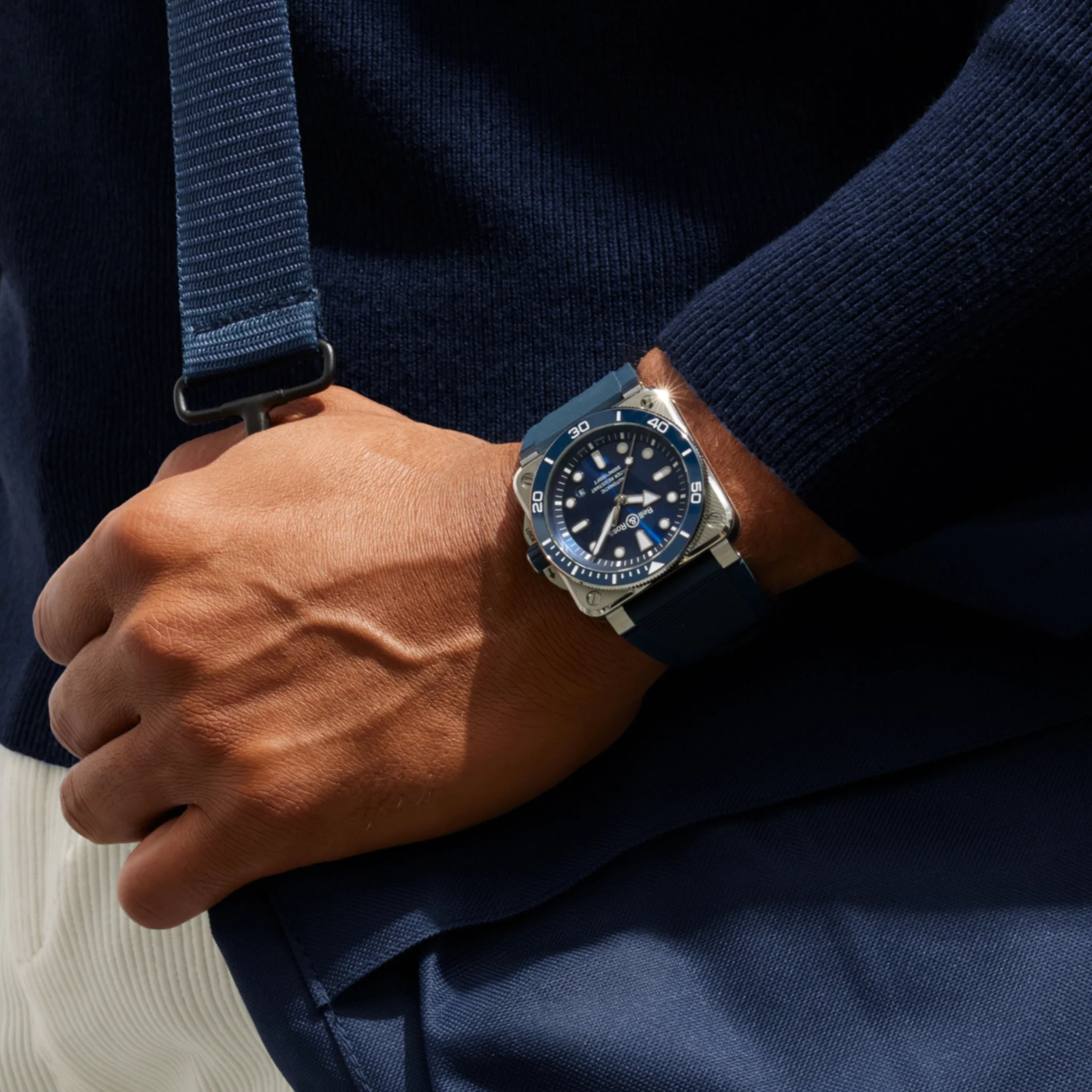 PROFESSIONAL BR 03 DIVER BLUE STEEL - Image 13
