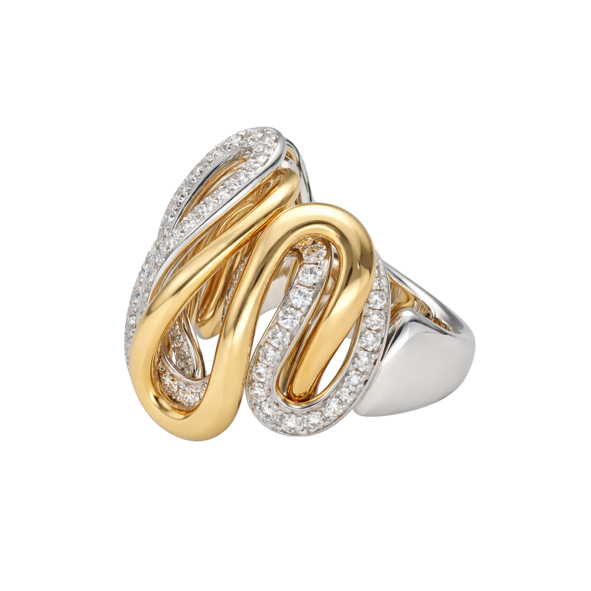 CLUSTER ROSE GOLD RING - Image 2