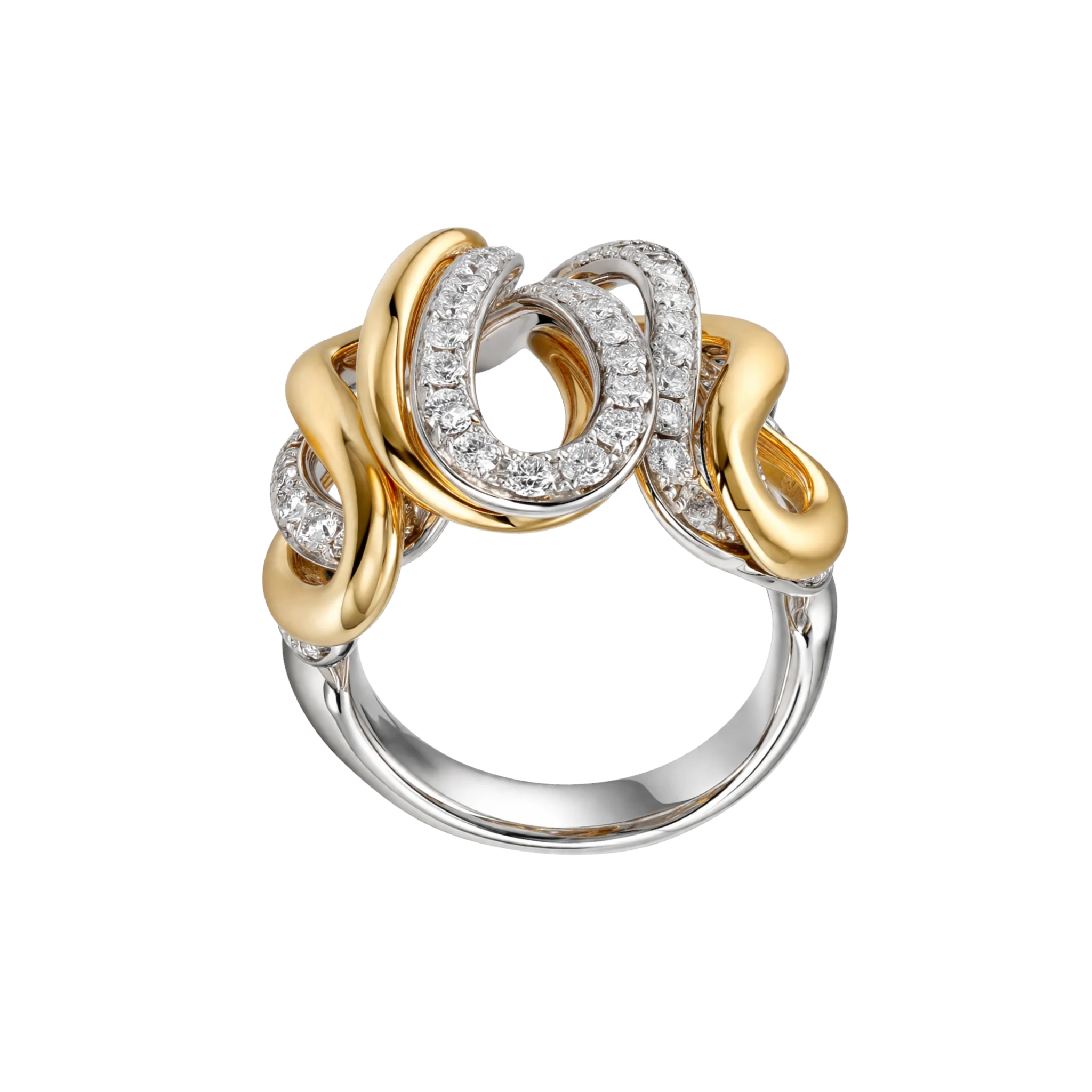 CLUSTER ROSE GOLD RING - Image 4