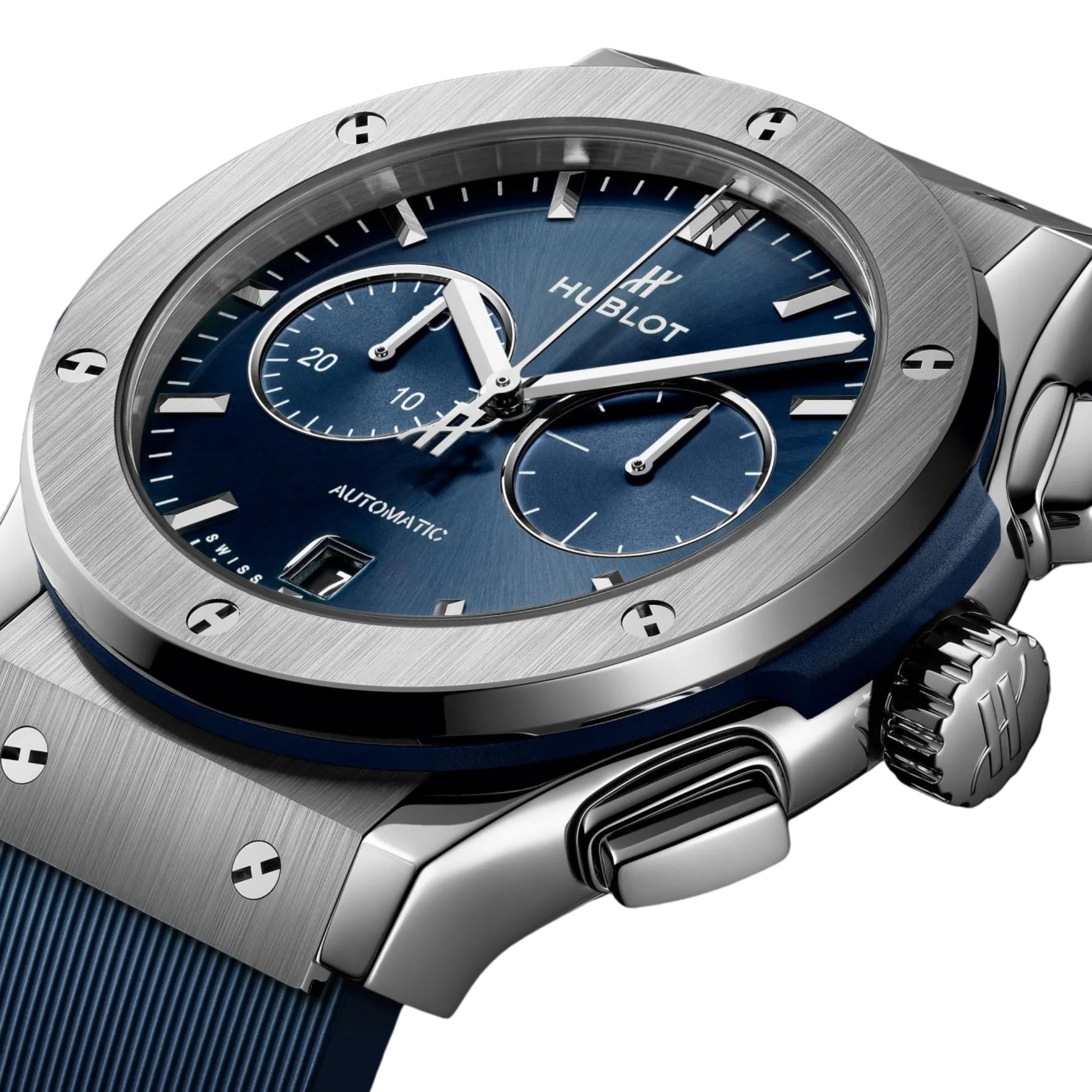 CLASSIC FUSION CHRONOGRAPH TITANIUM BLUE - Image 3