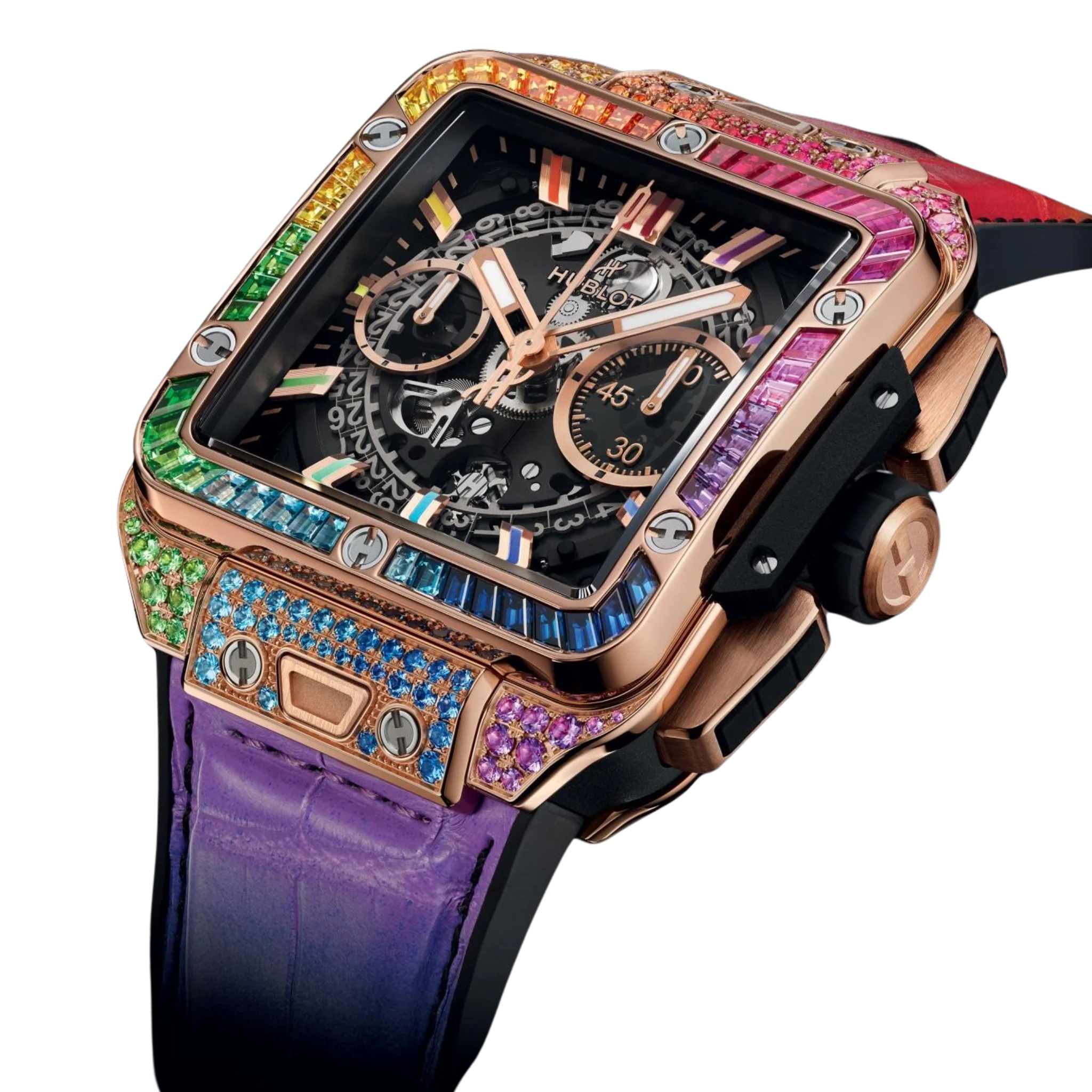 SQUARE BANG UNICO KING GOLD RAINBOW - Image 2